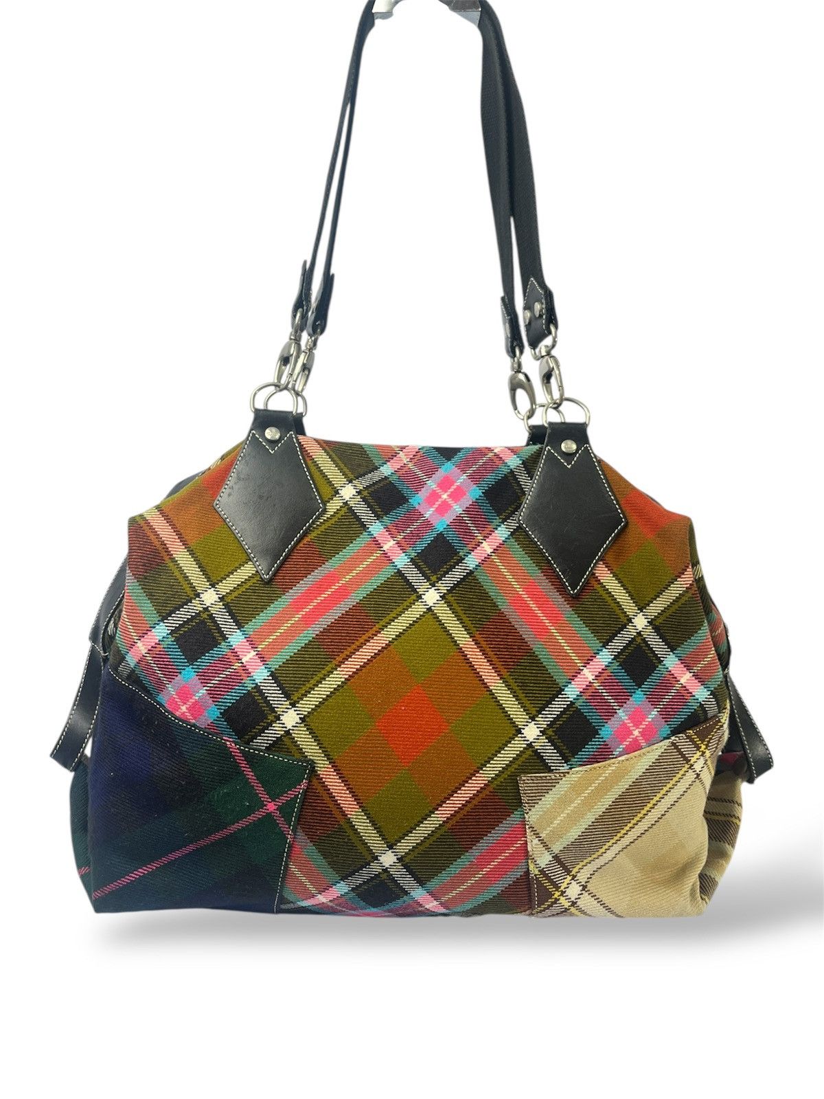 Vivienne Westwood Wool Tartan Shoulder bag Size ONE SIZE - 3 Thumbnail
