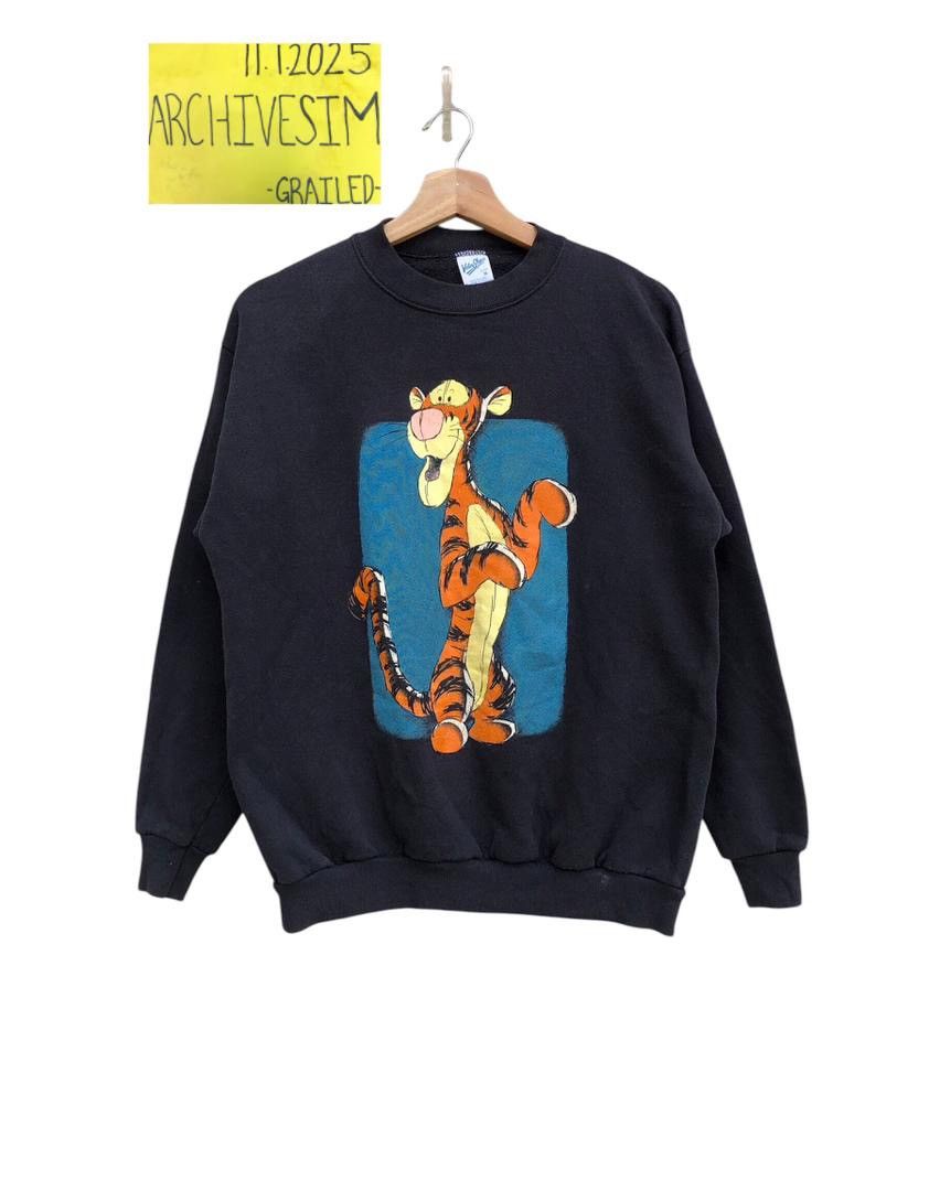 Cartoon Network Tiger Character Disney Pooh Sweatshirt Size US M / EU 48-50 / 2 - 2 Thumbnail