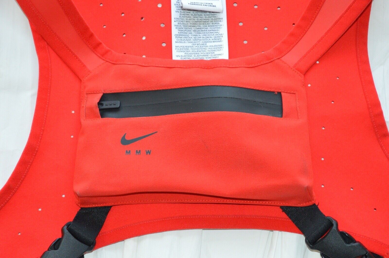 MMW × Nike Nike Red MMW Edition L NRG Training Series 003 Vest Size ONE SIZE - 10 Thumbnail