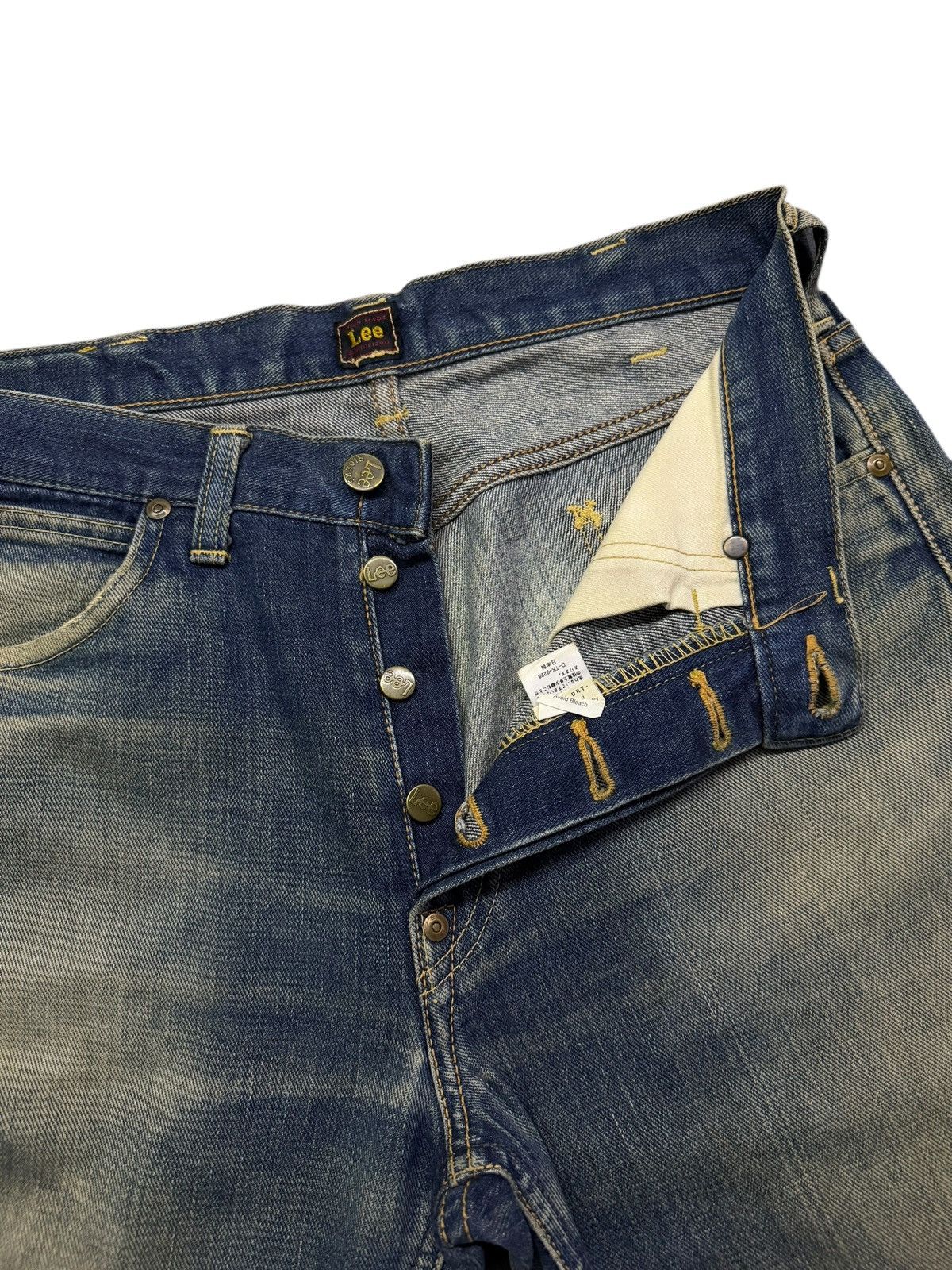 Lee Vintage Lee Union Made Lot 4101 Half Selvedge Japanese Denim Size US 31 - 11 Thumbnail
