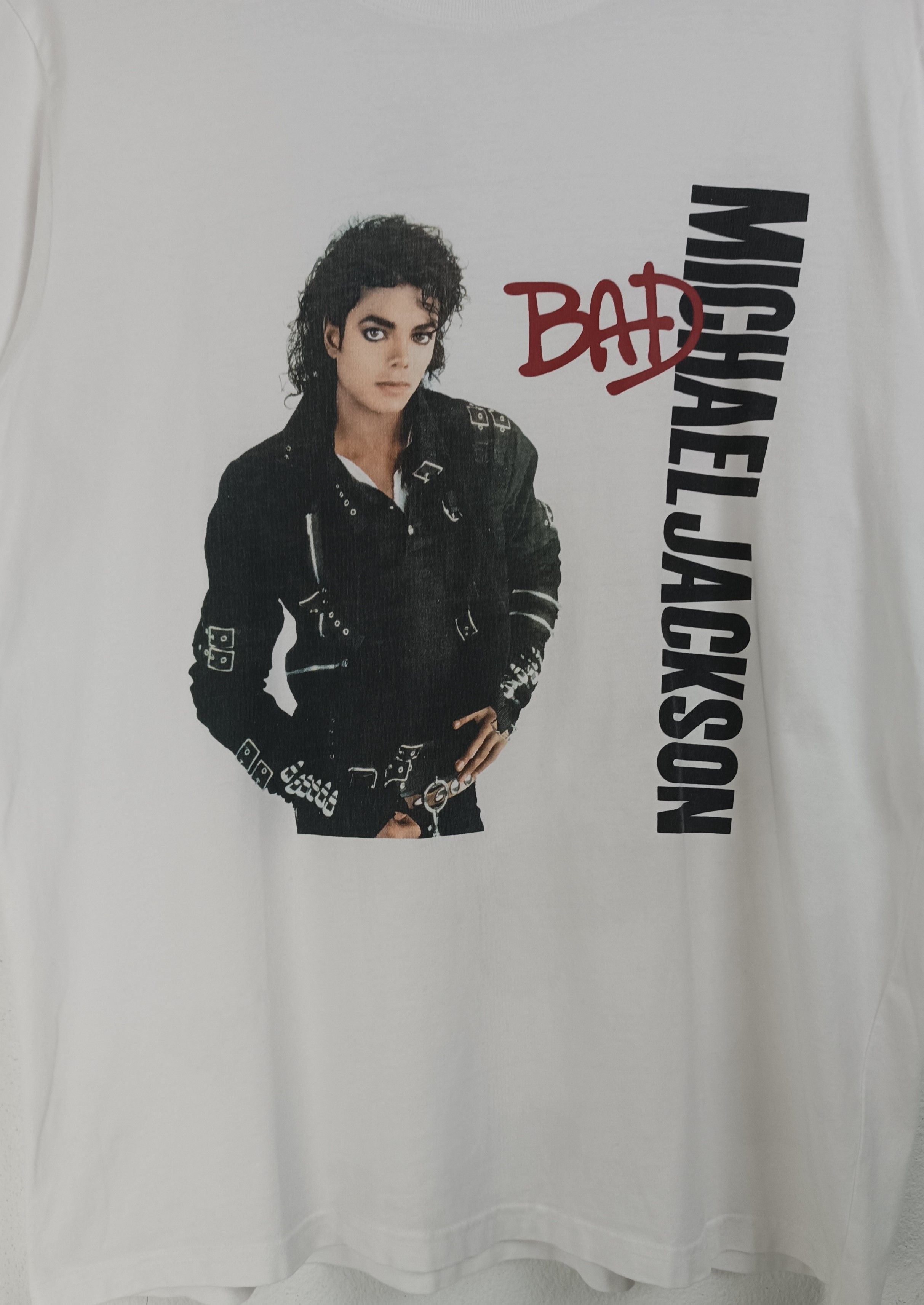 Vintage VINTAGE Y2K MICHAEL JACKSON BAD TEE MADONNA FREDDIE EMINEM Size US L / EU 52-54 / 3 - 7 Thumbnail