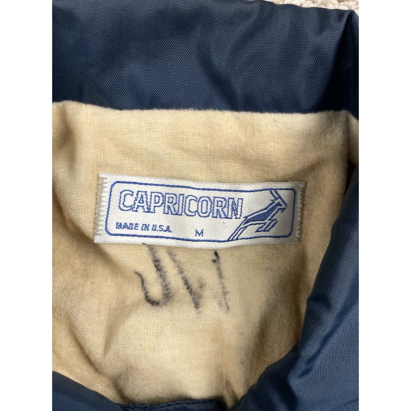 Vintage VINTAGE Capicorn Windbreaker Jacket Mens Blue Medium Short Nylon 90s USA Made Snap Front Size US M / EU 48-50 / 2 - 6 Thumbnail