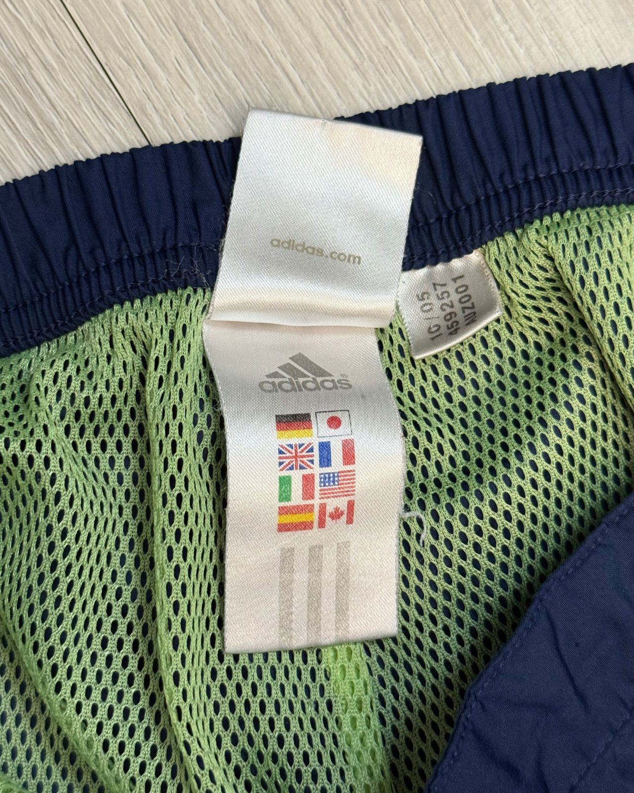 Adidas × Vintage Vintage 2005 Adidas Navy Blue Flare Track Pants - Size Large Size US 34 / EU 50 - 9 Thumbnail