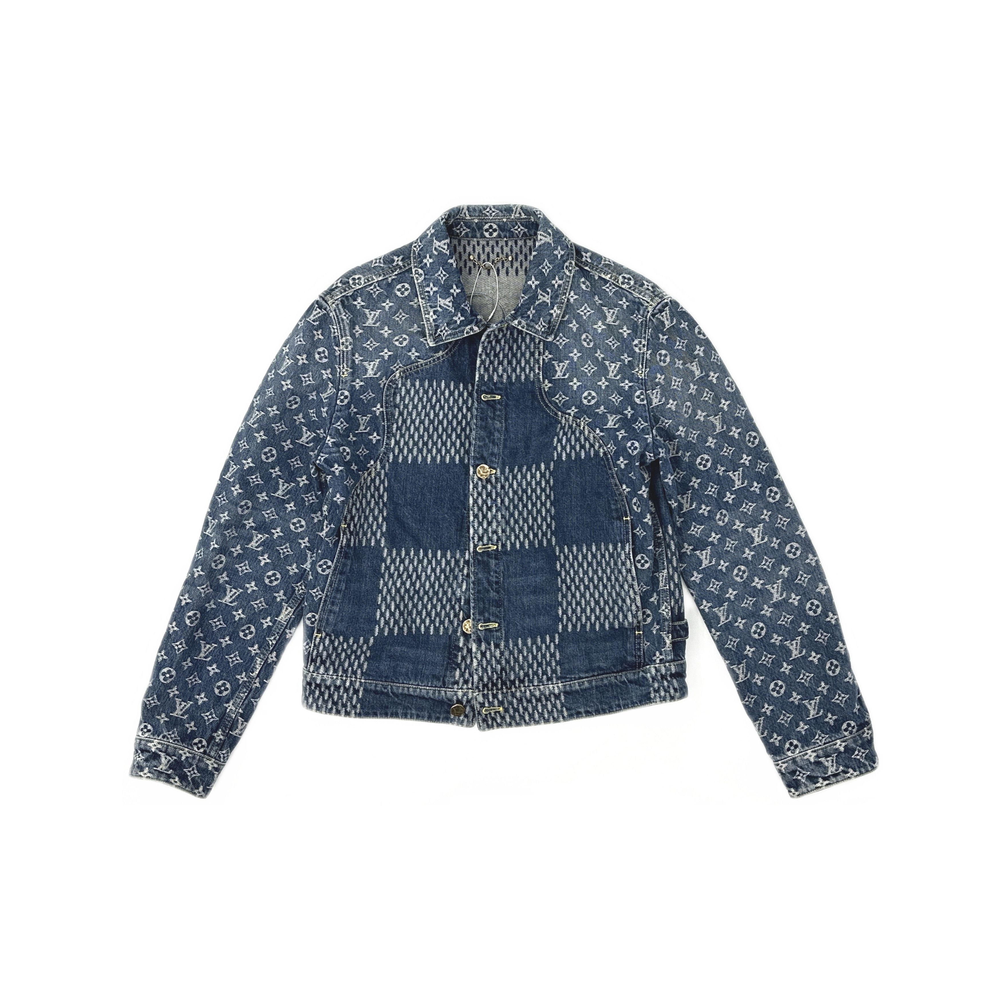 Louis Vuitton Louis Vuitton x Nigo Monogram Denim Jacket Size S Size US S / EU 44-46 / 1 - 1 Thumbnail
