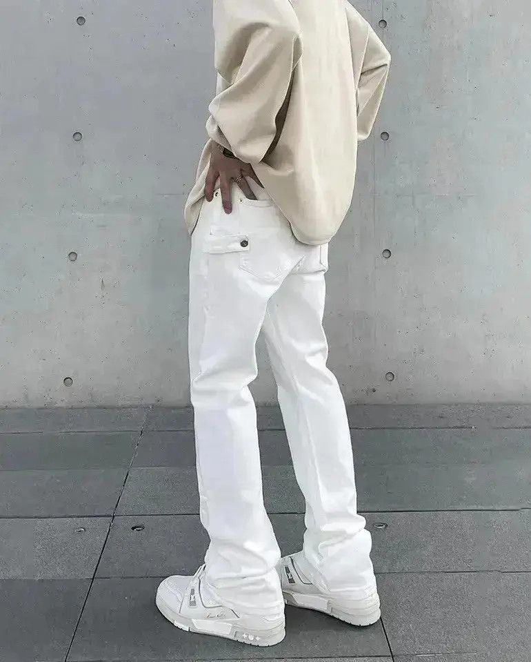 Japanese Brand Retro utility carpenter flared jeans trousers y2k Size US 30 / EU 46 - 2 Thumbnail