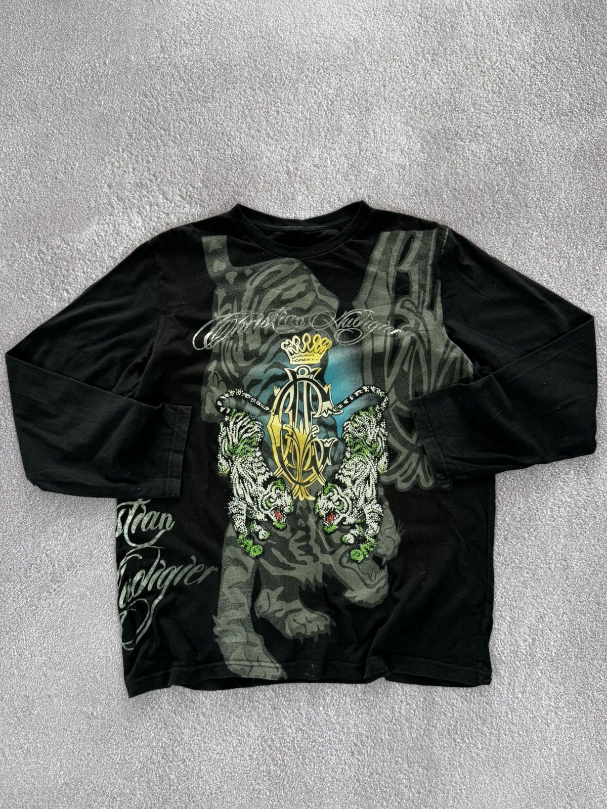 Christian Audigier Vintage Ed Hardy By Christian Audigier Long Sleeve Size US M / EU 48-50 / 2 - 1 Thumbnail