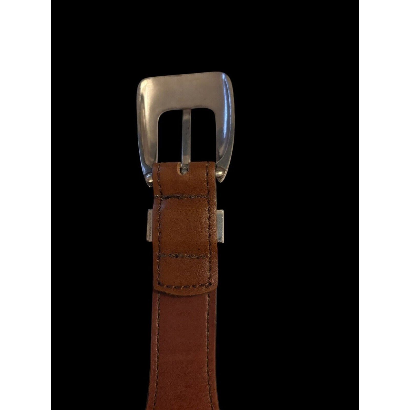 Other Brown Leather Belt 2006 US Open Winged Foot Golf Medallions Size 36 - 8 Thumbnail