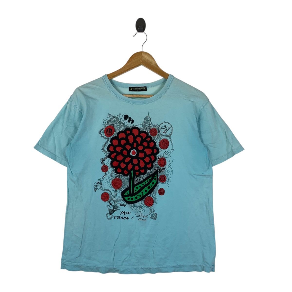 Yayoi Kusama YAYOI KUSAMA x SATOSHI OHNO 24 Hour Television Tee Shirt Top Size L / US 10 / IT 46 - 3 Thumbnail
