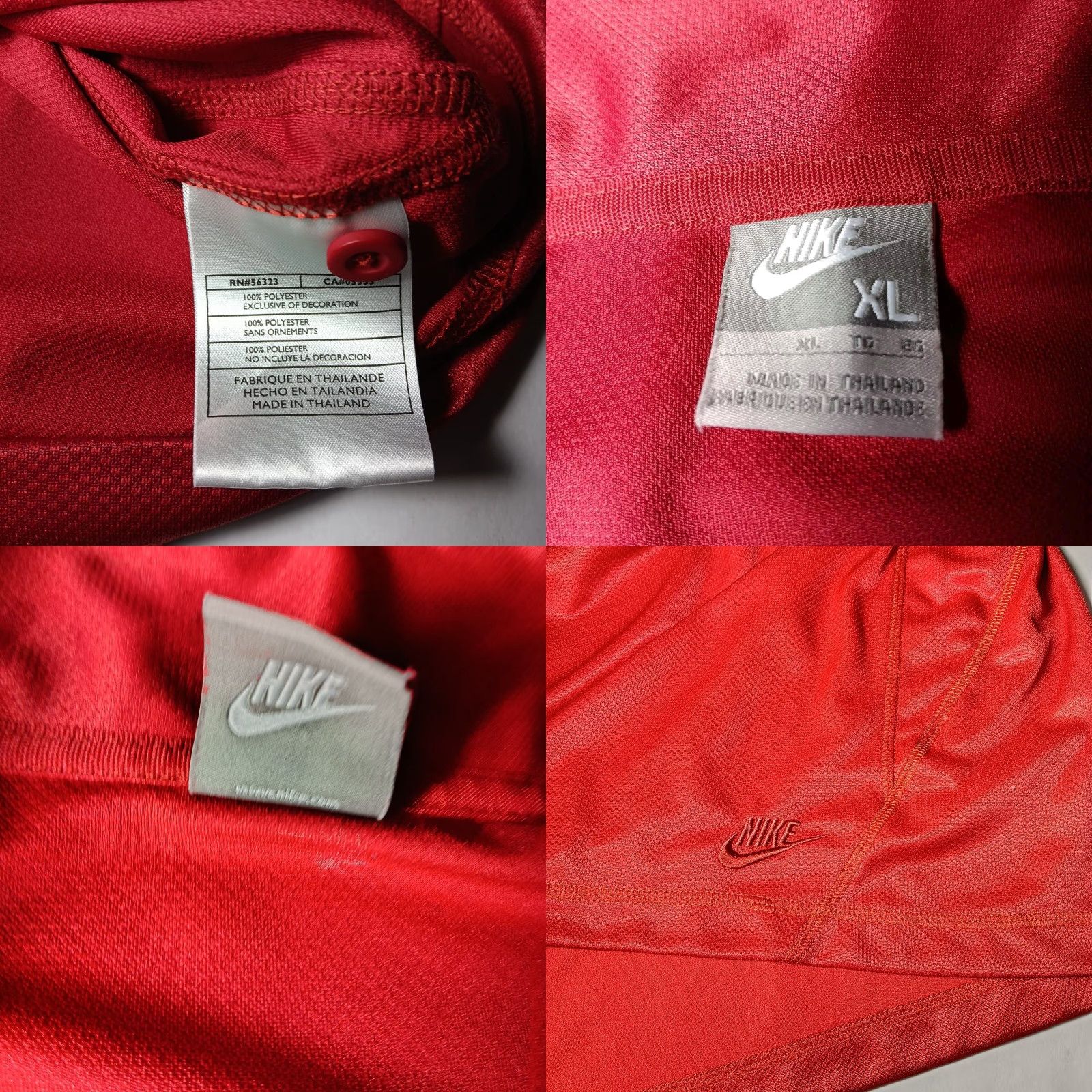 Nike Nike Golf Polo Shirt Men XL Short Sleeve Woven Red Polyester Performance Sporty Size US XL / EU 56 / 4 - 8 Thumbnail
