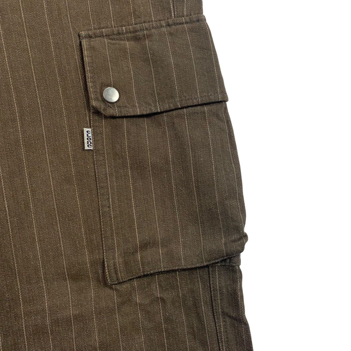 Japanese Brand CLONEDEVGRU Japanesebrand stripe design cargo pants Size US 32 / EU 48 - 9 Thumbnail