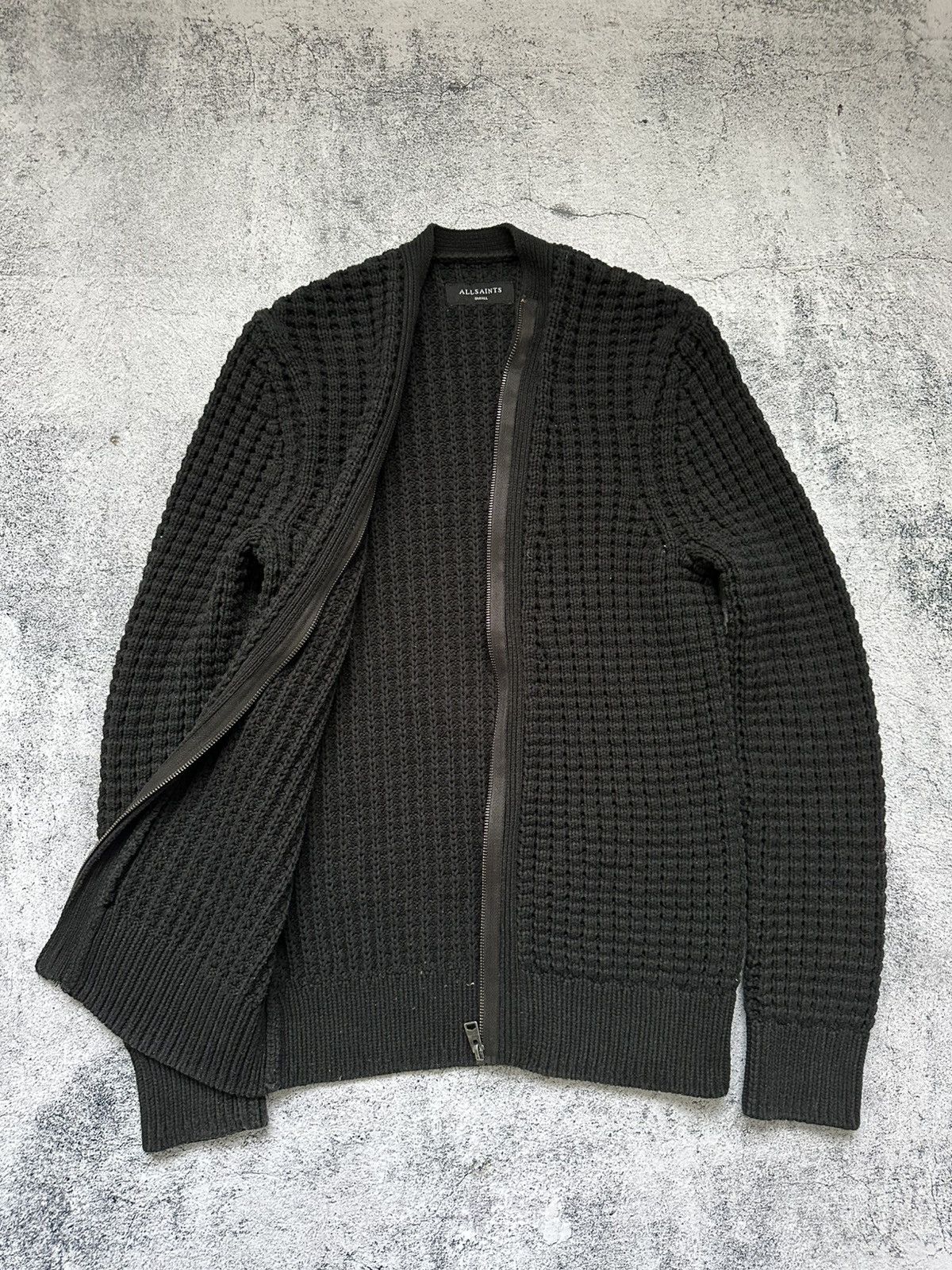 Allsaints Cable Knit Allsaints If Six Was Nine Style Zip Sweater Size US M / EU 48-50 / 2 - 8 Thumbnail