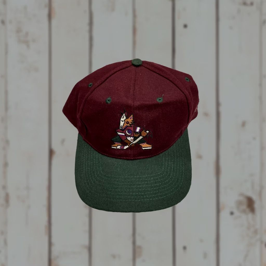 Vintage VINTAGE KC Phoenix Coyotes Snap-Back Hat Cap Wool Blend Size ONE SIZE - 1 Thumbnail