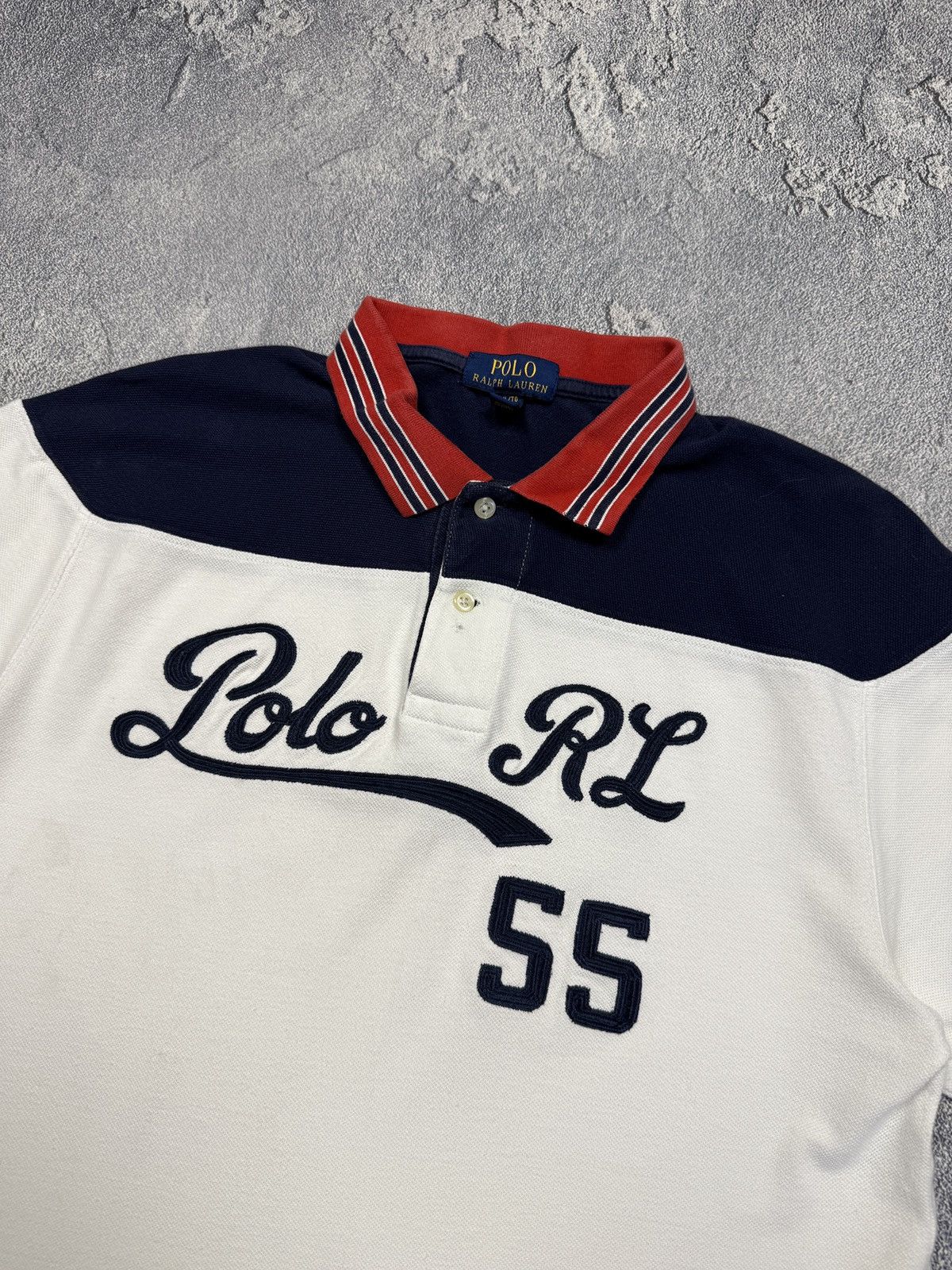 Polo Ralph Lauren Vintage Polo Ralph Lauren Polo Tee USA Chief Keef Size US L / EU 52-54 / 3 - 3 Thumbnail