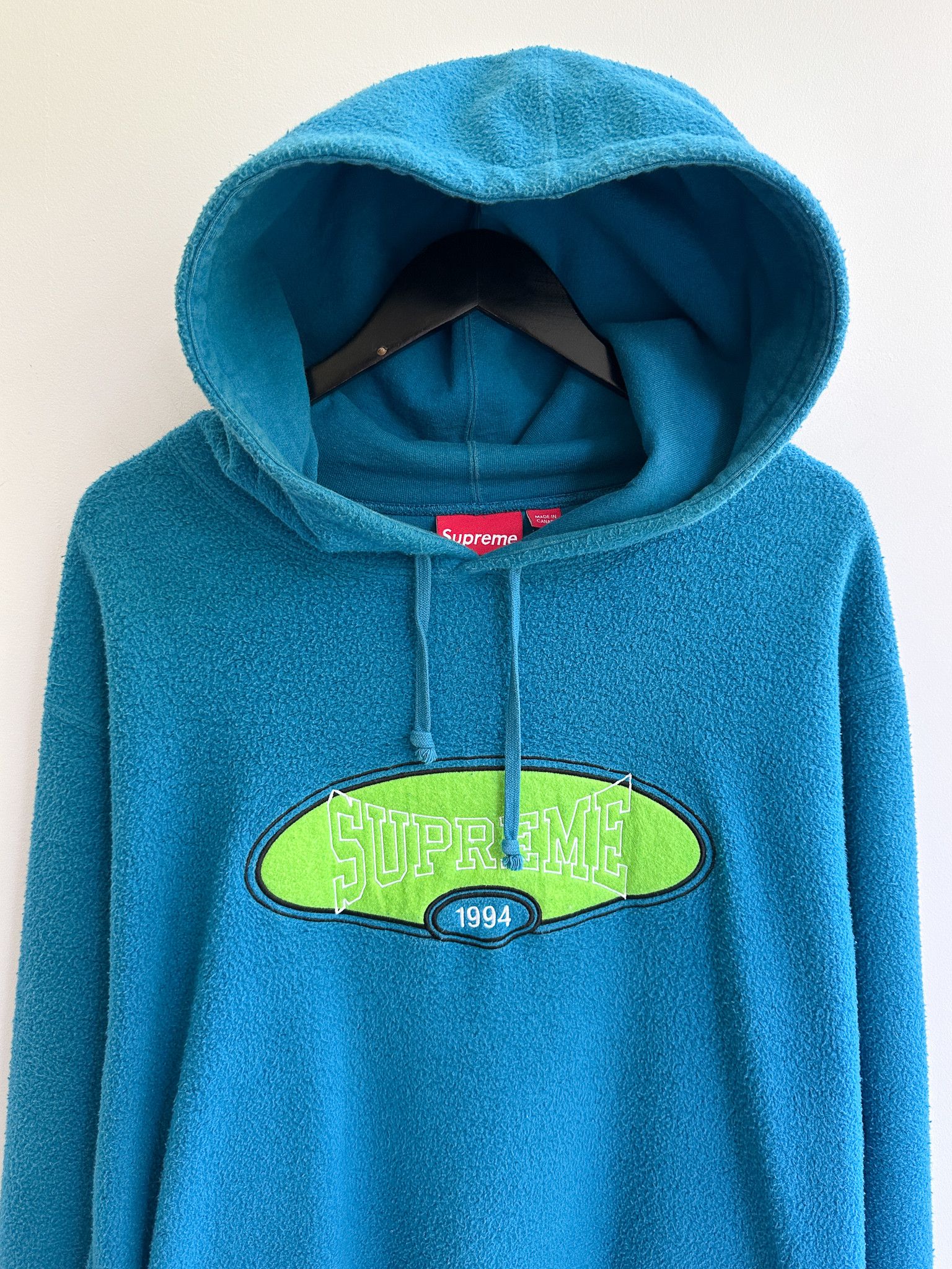 Supreme Supreme Reverse Fleece Hooded Sweatshirt Size US XL / EU 56 / 4 - 2 Thumbnail