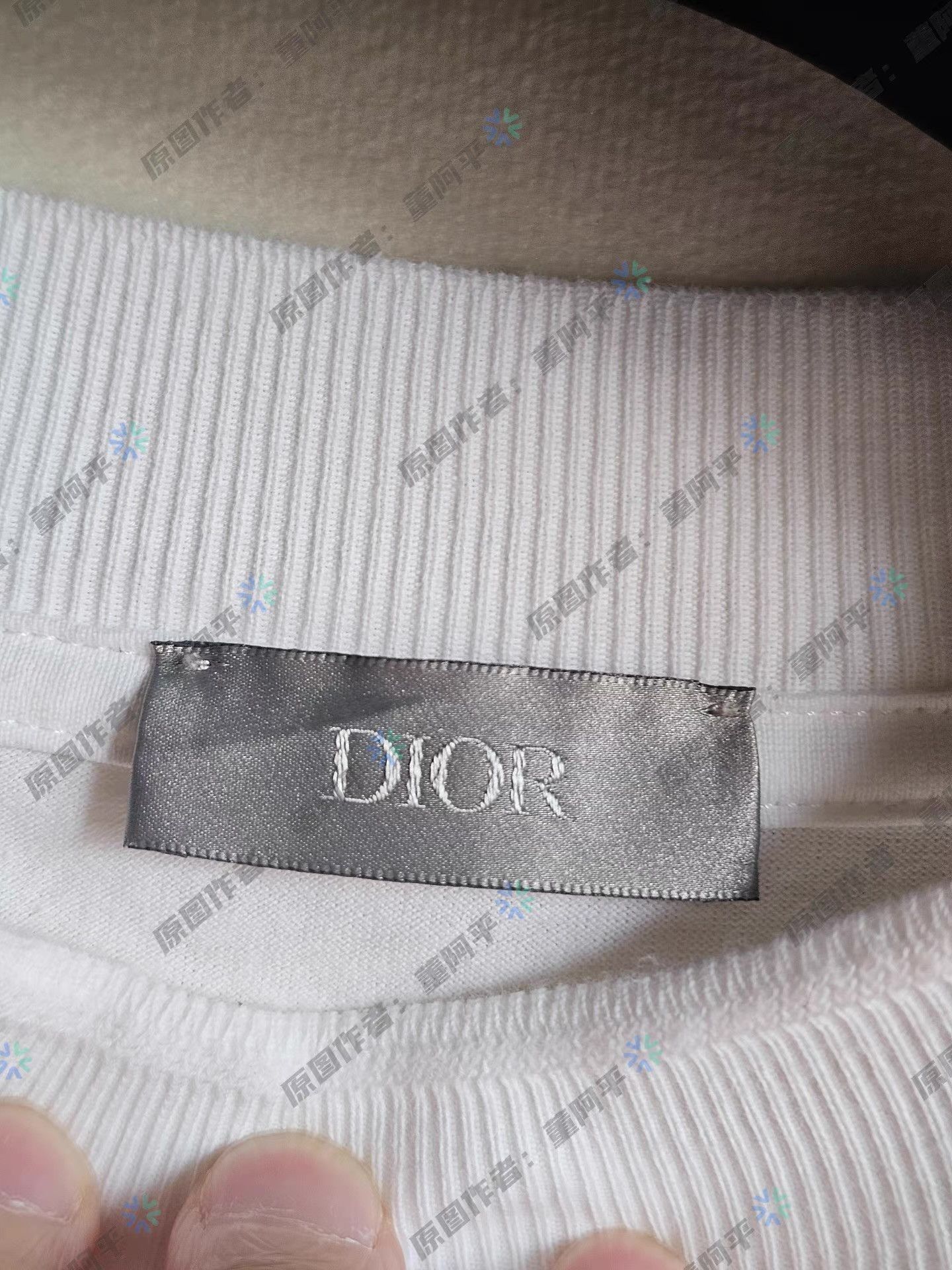 Dior Dior x KennyScharf White CD Embroidered Short-Sleeve T-Shirt Size US XXL / EU 58 / 5 - 3 Thumbnail