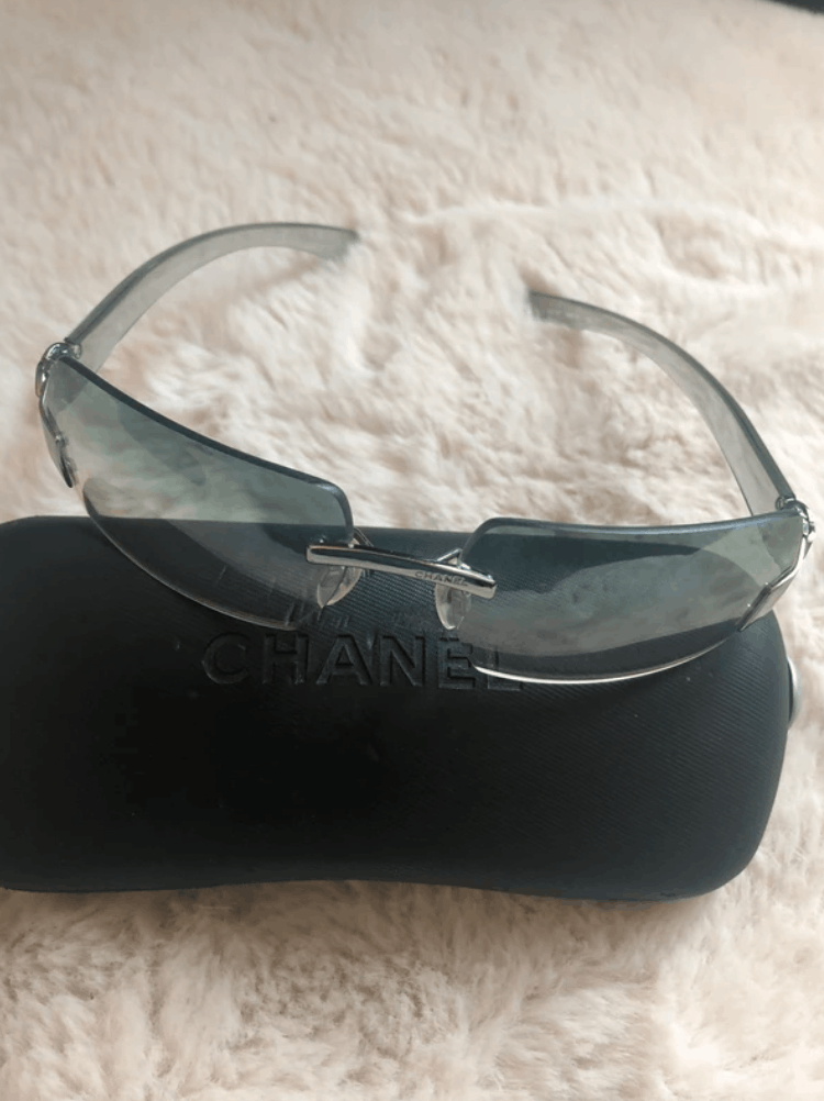 Chanel Sunglasses 4048 Rhinestone CC Rimless
