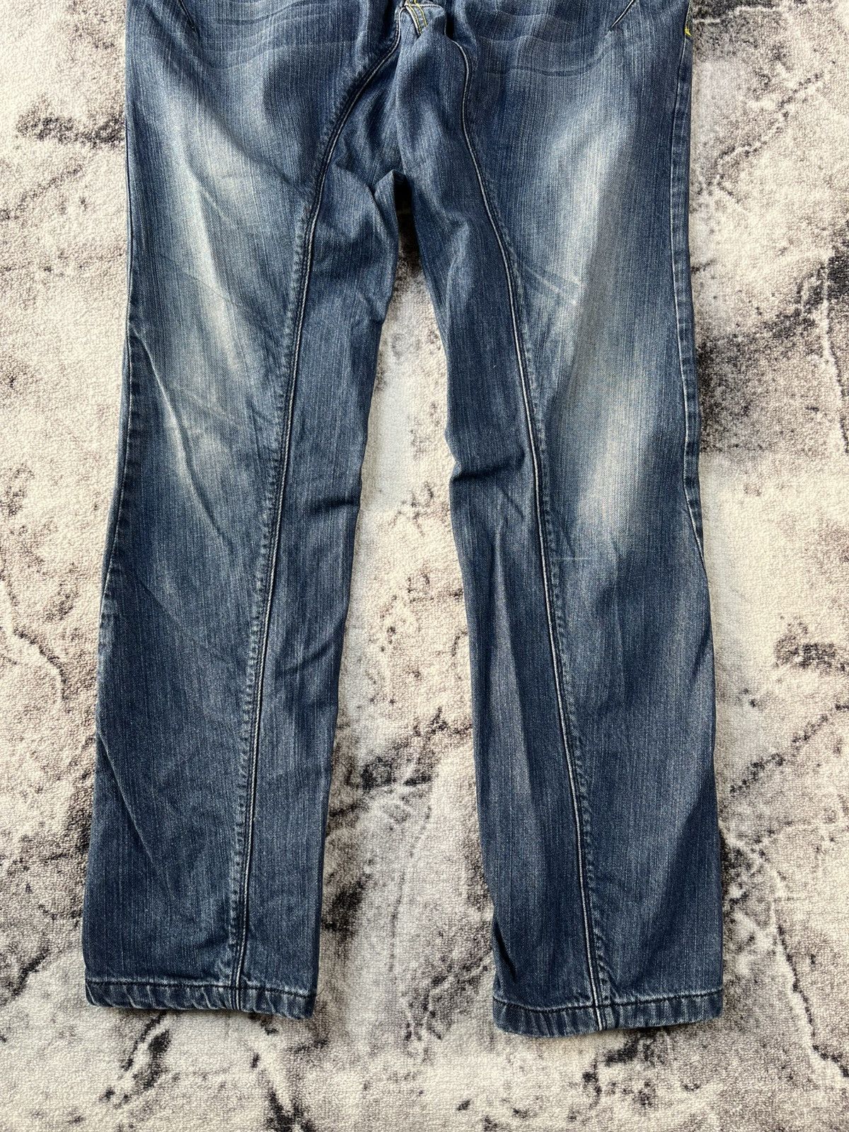 Other Kemitch Distressed Slim Biker Jeans Y2K Italy Size US 37 - 3 Thumbnail