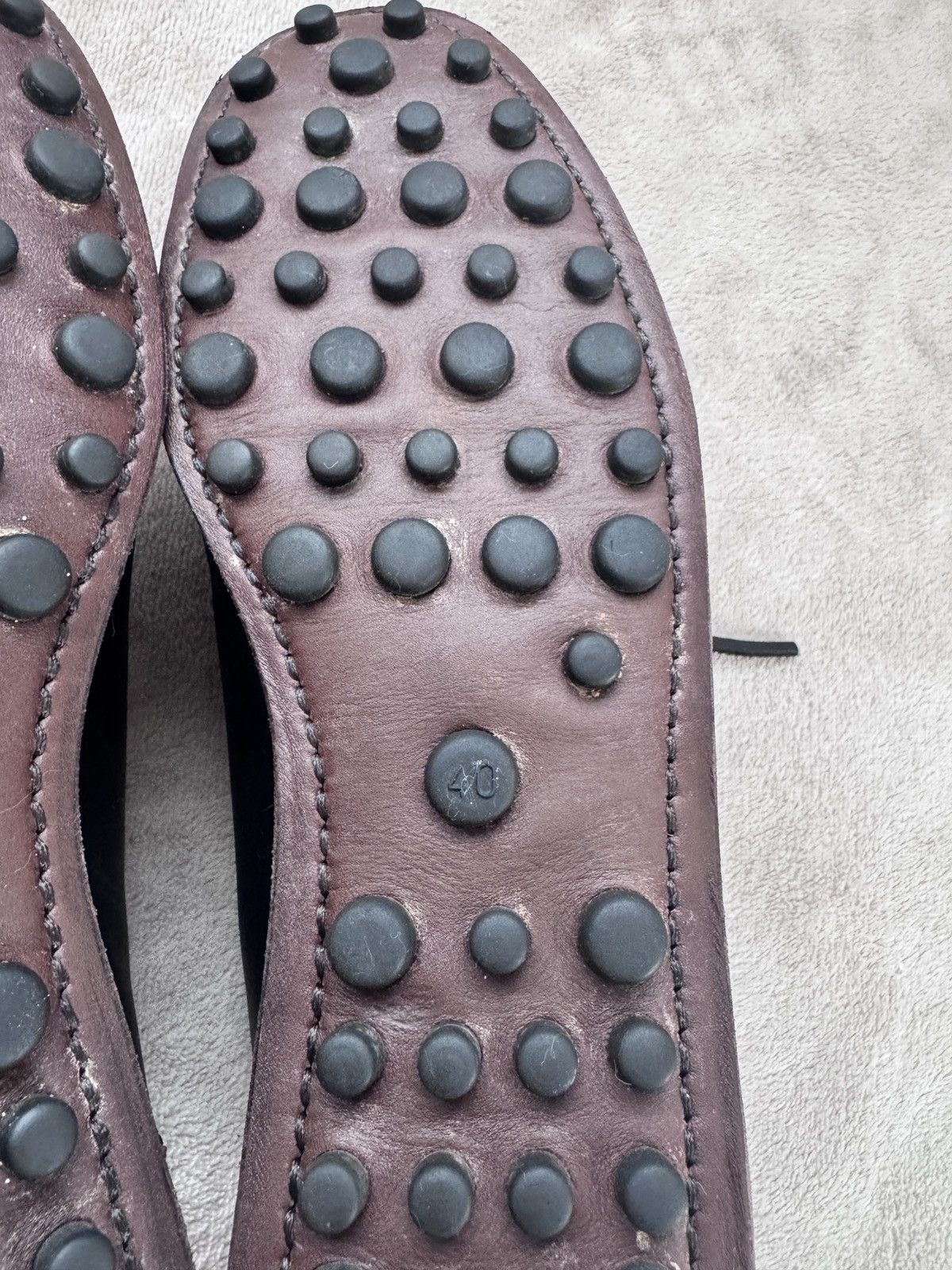 Car Shoe Rare Vintage Car Shoe Two-Tone Lace-Up Driving Shoes EU 40 Size US 9 / IT 39 - 6 Thumbnail