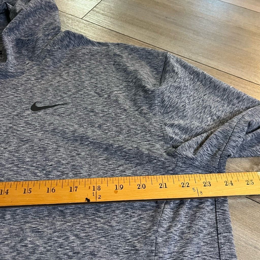Nike Nike Yoga Blue Heathered Athletic Workout Hoodie Men Large Size US L / EU 52-54 / 3 - 5 Thumbnail