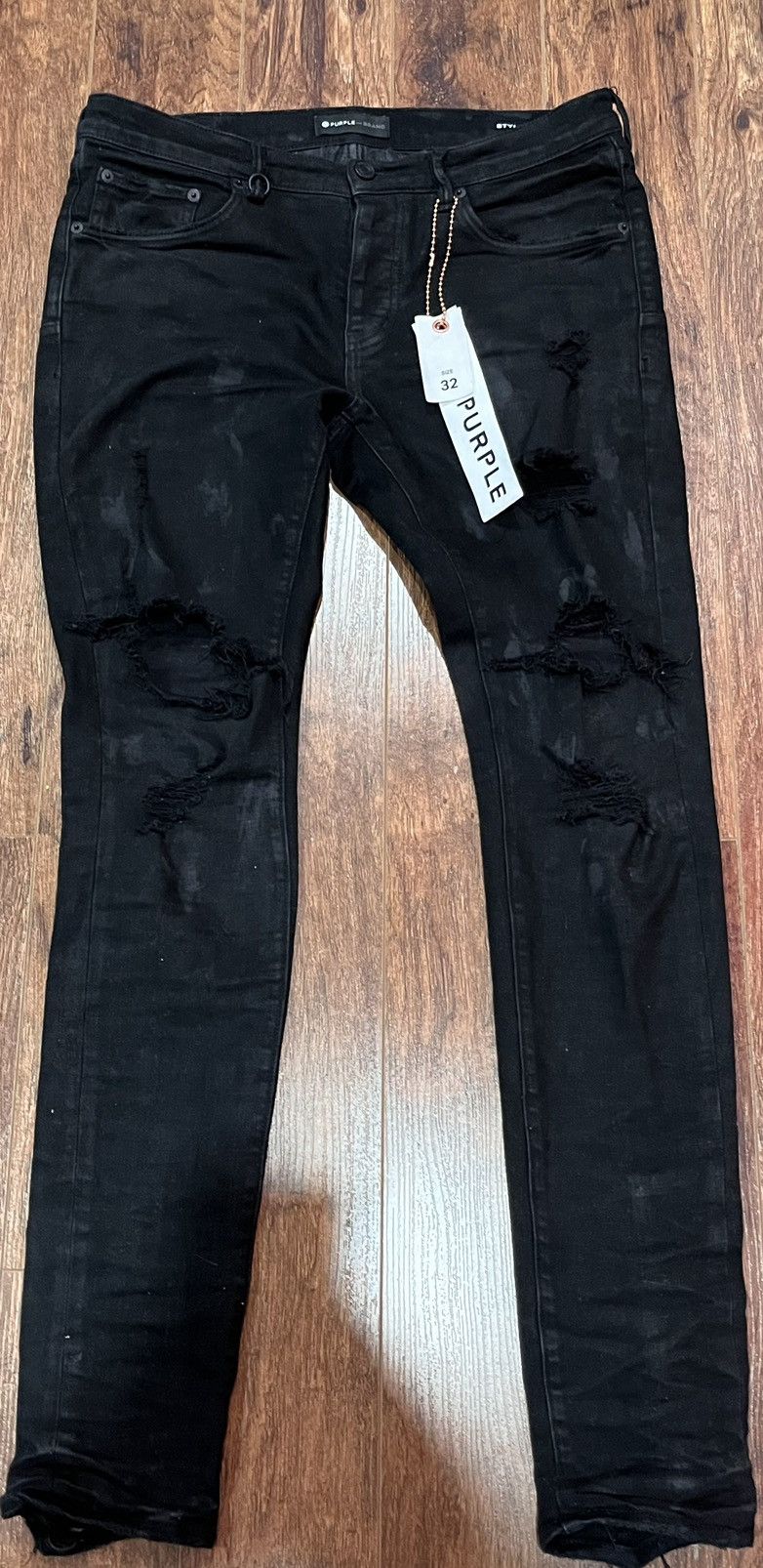 Designer × Purple Brand Purple Brand “Oil Spill” Jeans | Grailed