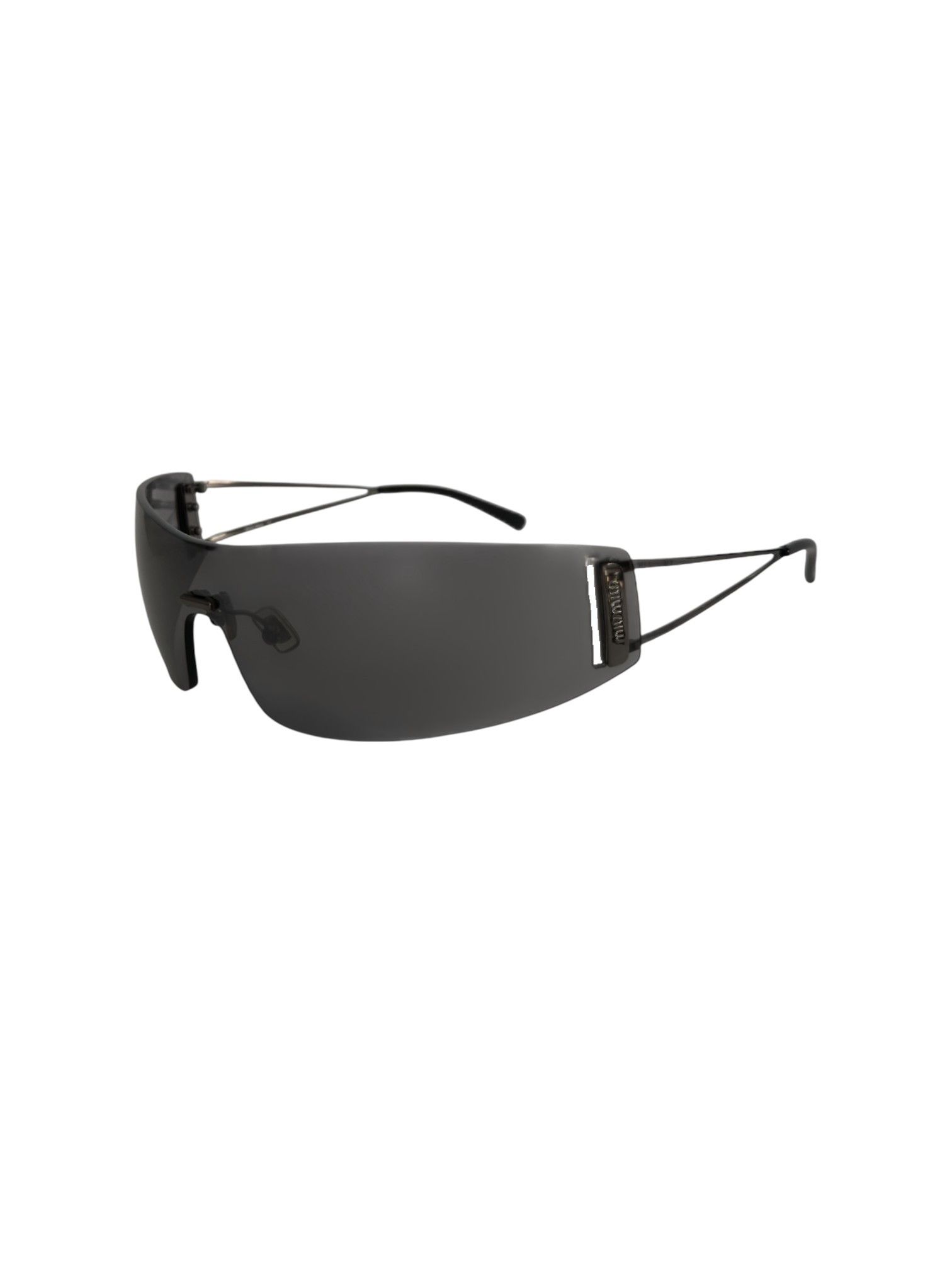 Miu Miu Miu Miu SMU 51C Shield Visor Sunglasses Size ONE SIZE - 6 Thumbnail