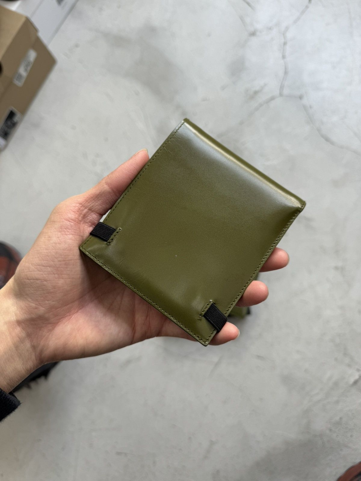Helmut Lang ELASTIC BAND WALLET + CARD HOLDER Size ONE SIZE - 3 Thumbnail