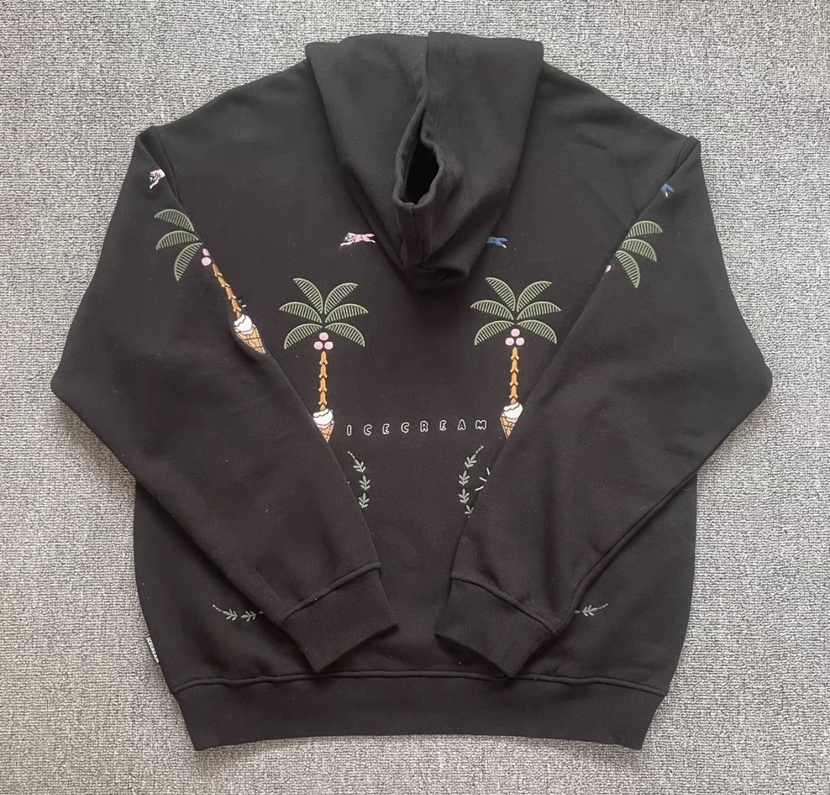 Billionaire Boys Club BBC ICECREAM Fully Embroidered Flying Dog Sweatshirt Size US M / EU 48-50 / 2 - 2 Thumbnail