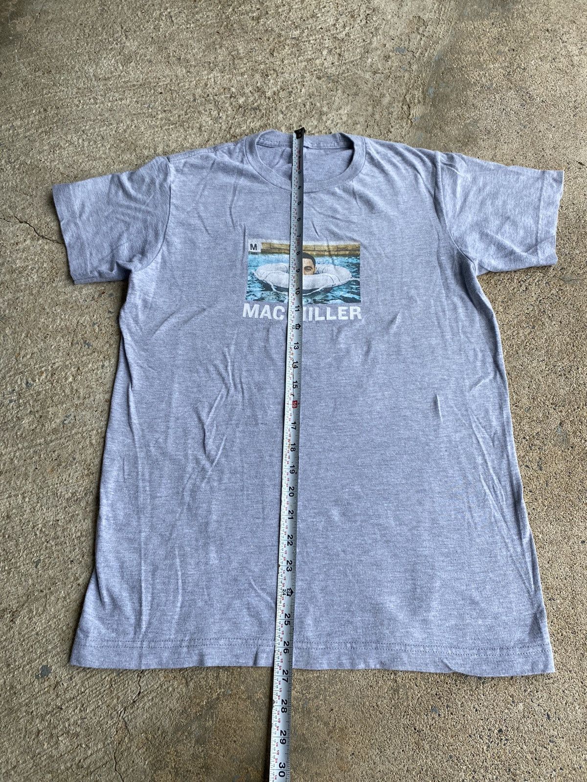 Mac Miller × Vintage Mac Miller Grey Rap Tee Shirt Size US S / EU 44-46 / 1 - 6 Thumbnail