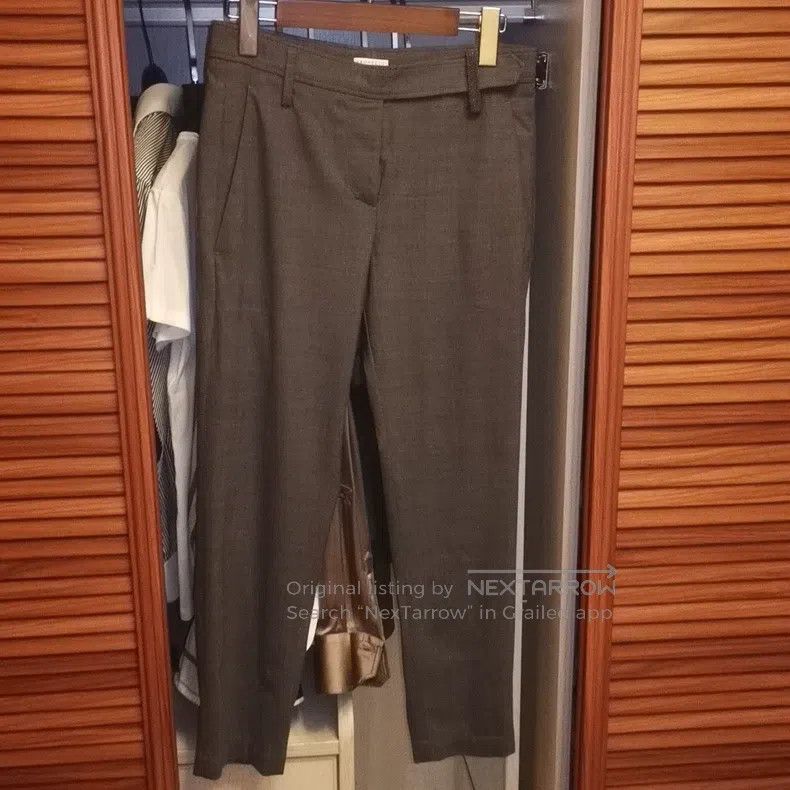 Brunello Cucinelli Brunello Cucinelli Wool Beaded Culottes Size 25" / US 0 / IT 36 - 1 Thumbnail