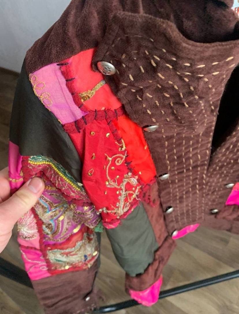 Guess Y2K GUESS AVANT GARDE Y2K PATCHWORK USA RETRO JACKET GLAMOUR Size M / US 6-8 / IT 42-44 - 4 Thumbnail