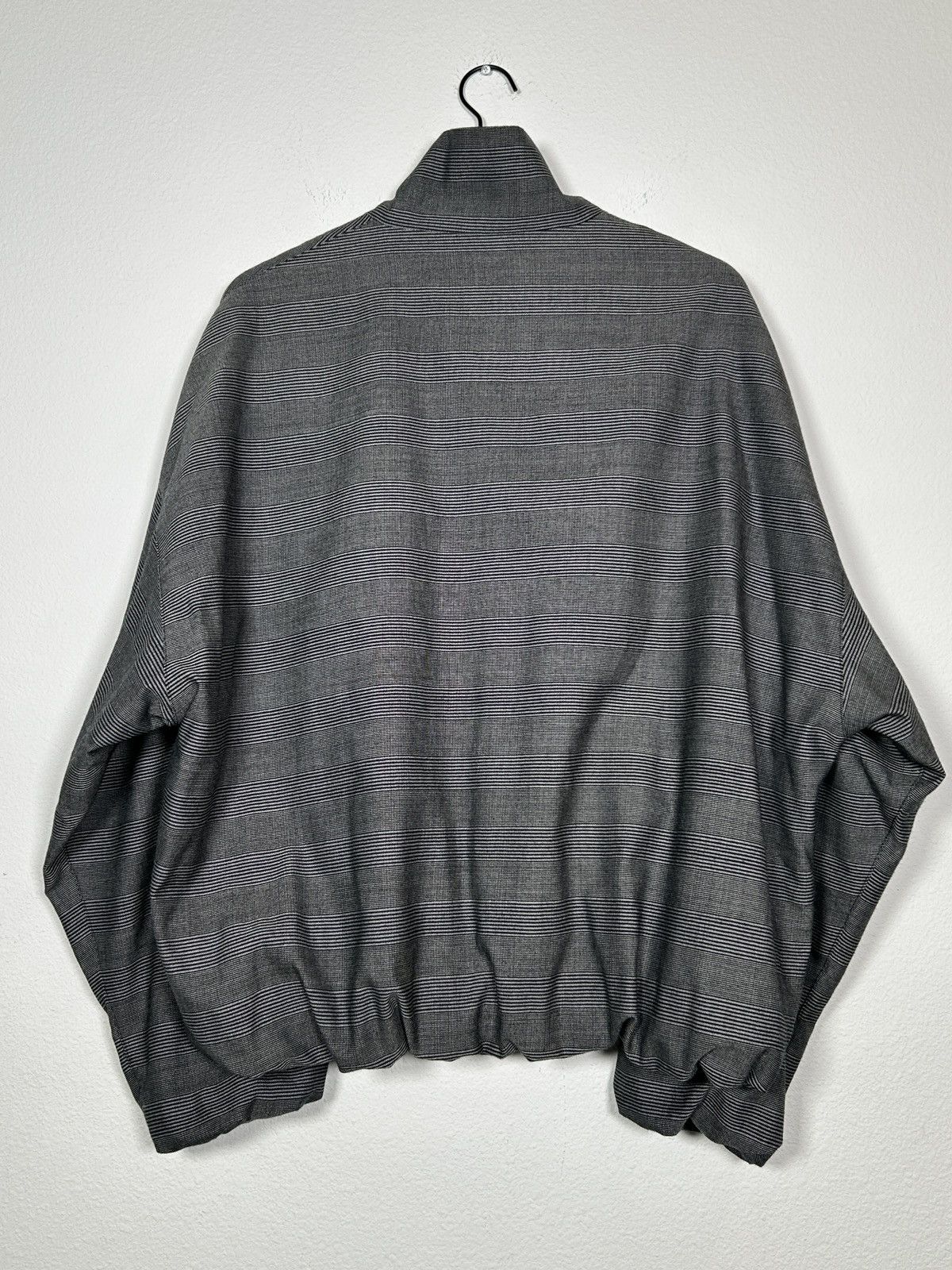 Sulvam FW23 Wool Plaid Gathered Ruched Jacket Size US M / EU 48-50 / 2 - 5 Thumbnail