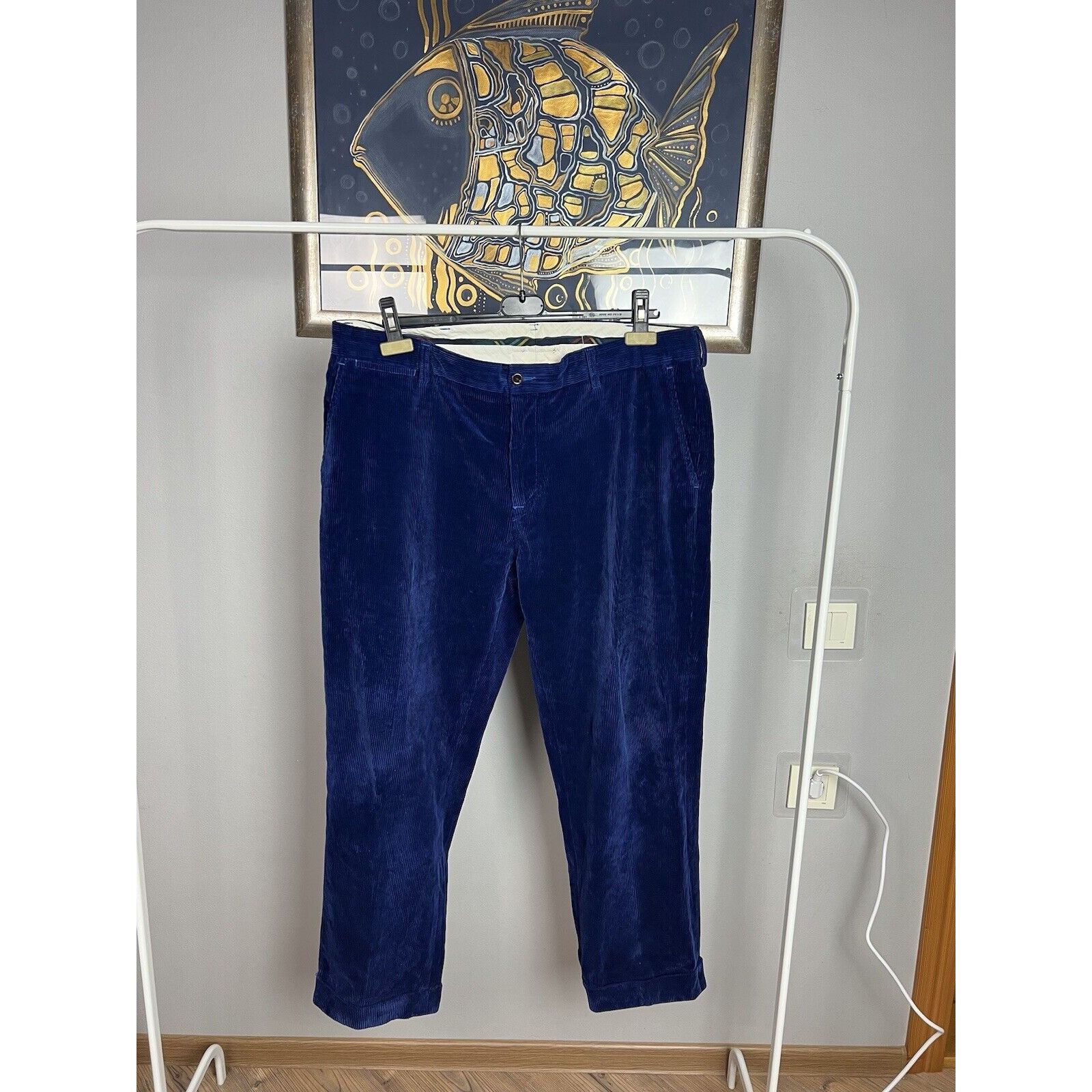 Polo Ralph Lauren Polo Ralph Lauren VTG Royal Blue Corduroy Straight Chino Pan Size US 38 / EU 54 - 3 Thumbnail