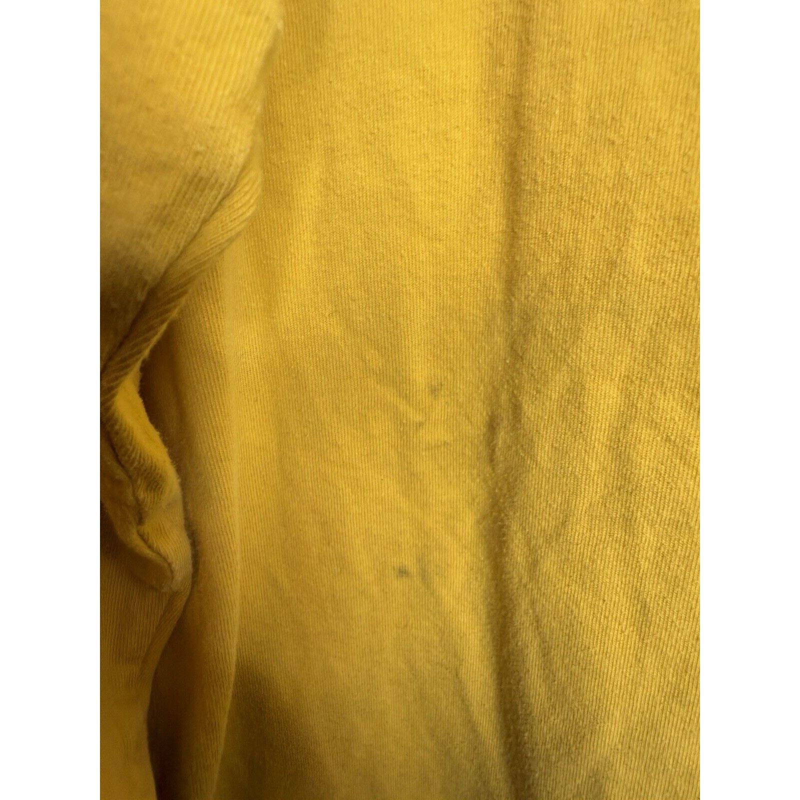 & Other Stories CAT Workwear Shirt Mens Large Yellow Crew Neck Long Sleeve Size US L / EU 52-54 / 3 - 7 Thumbnail