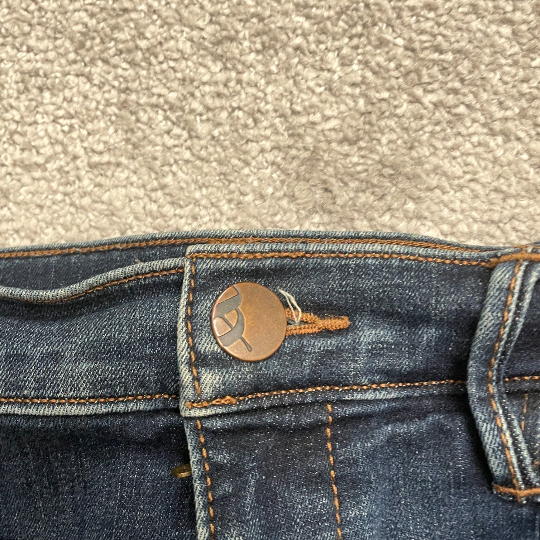 Lou & Grey Lou & Grey Skinny Jeans Womens 27 Blue Mid Rise Stretch 28x26.5 Denim Size 27" / US 4 / IT 40 - 3 Thumbnail