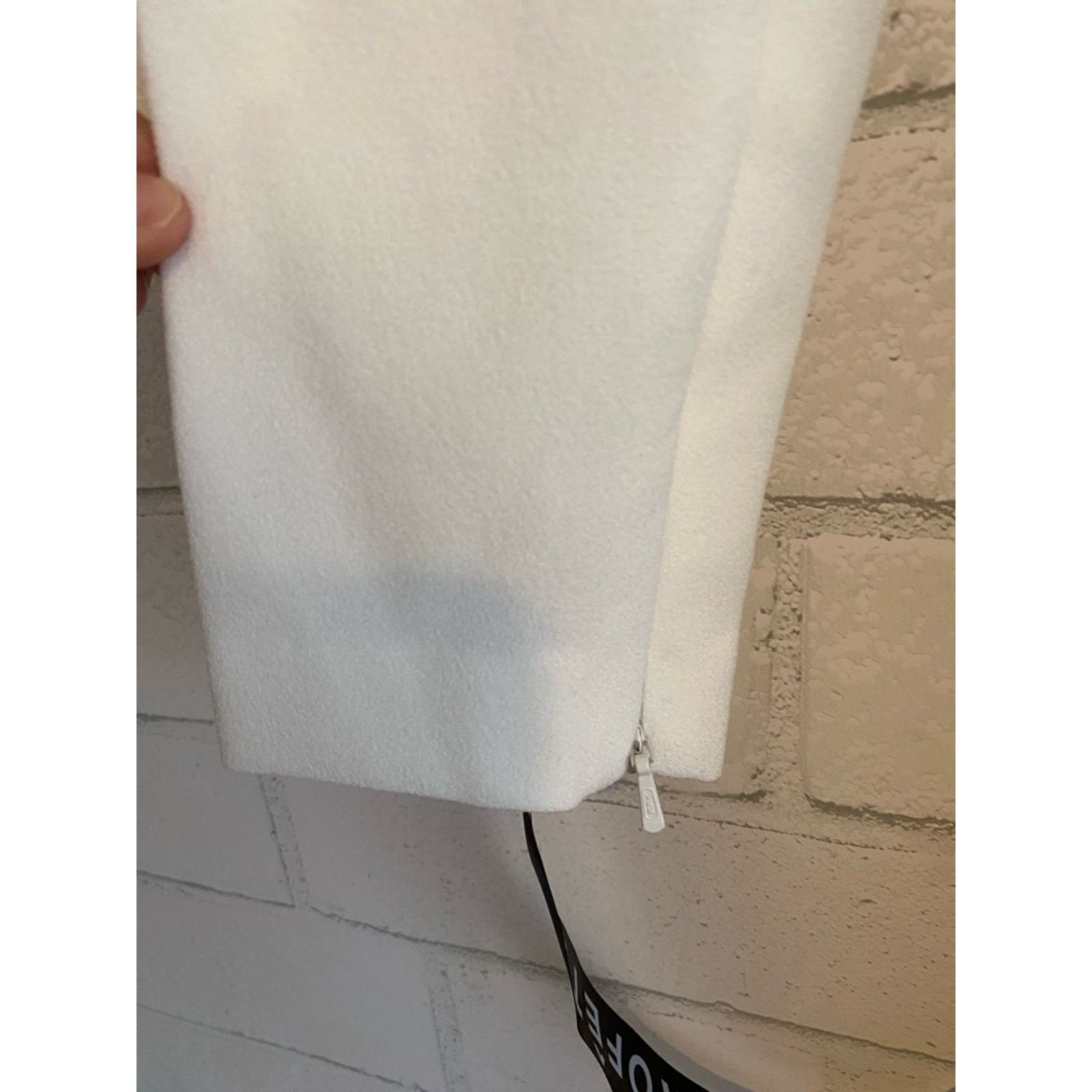 Retrofete New Retrofete Sans Faff $565 Simone Mini V Dress Wht XS NWT Size XS / US 0-2 / IT 36-38 - 13 Thumbnail