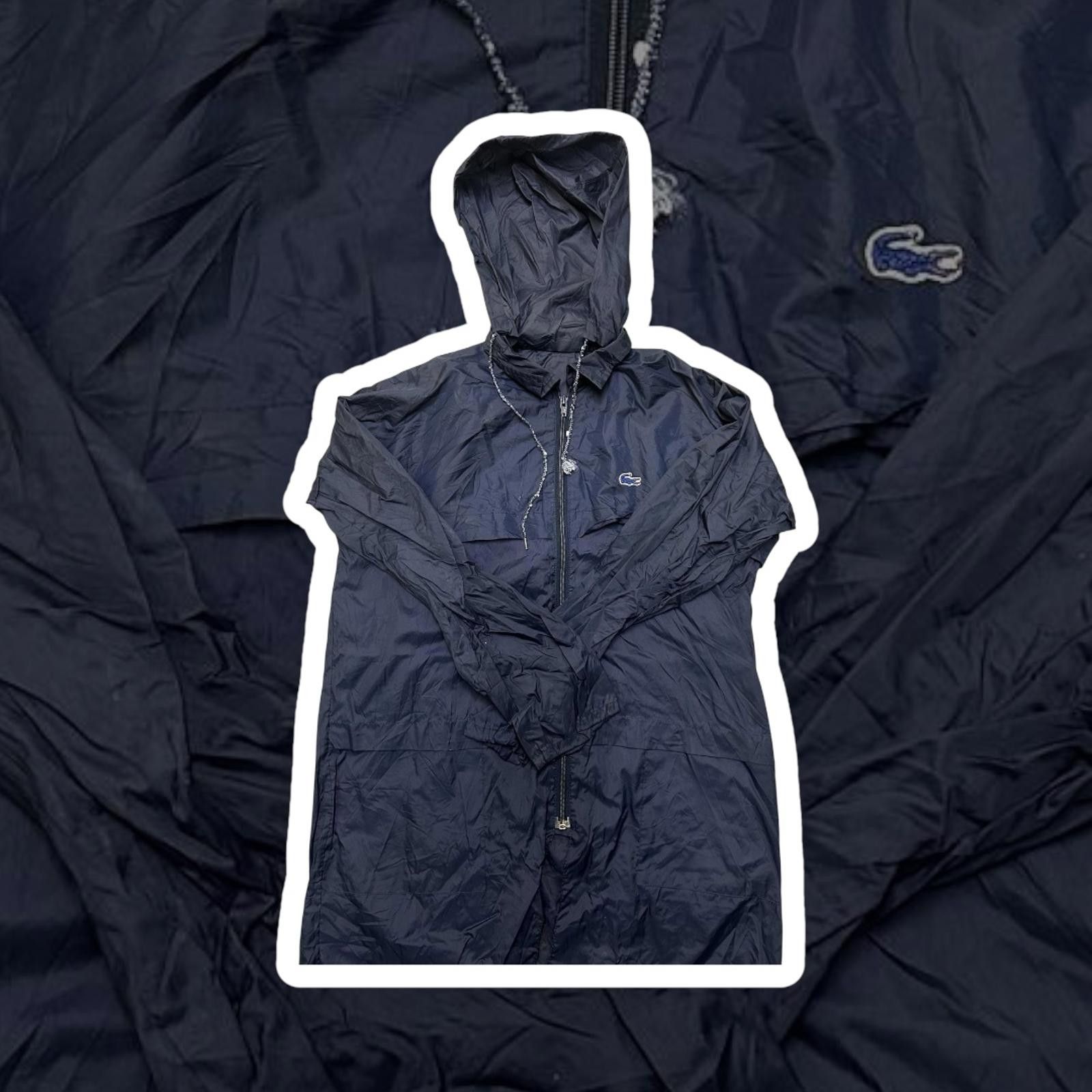 Lacoste Lacoste Lightweight Waterproof Jacket - Navy Size US L / EU 52-54 / 3 - 1 Thumbnail