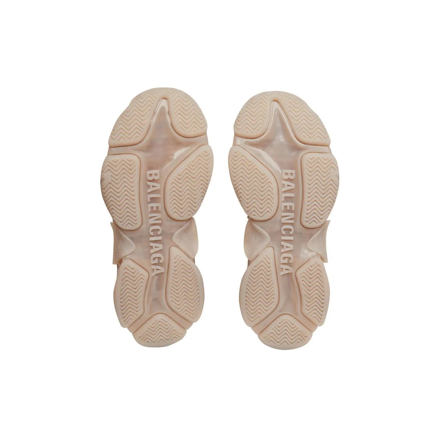 Balenciaga o1mt1gz0924 Triple S Clear Sole Sneaker in Brown Size US 11 / EU 44 - 5 Thumbnail