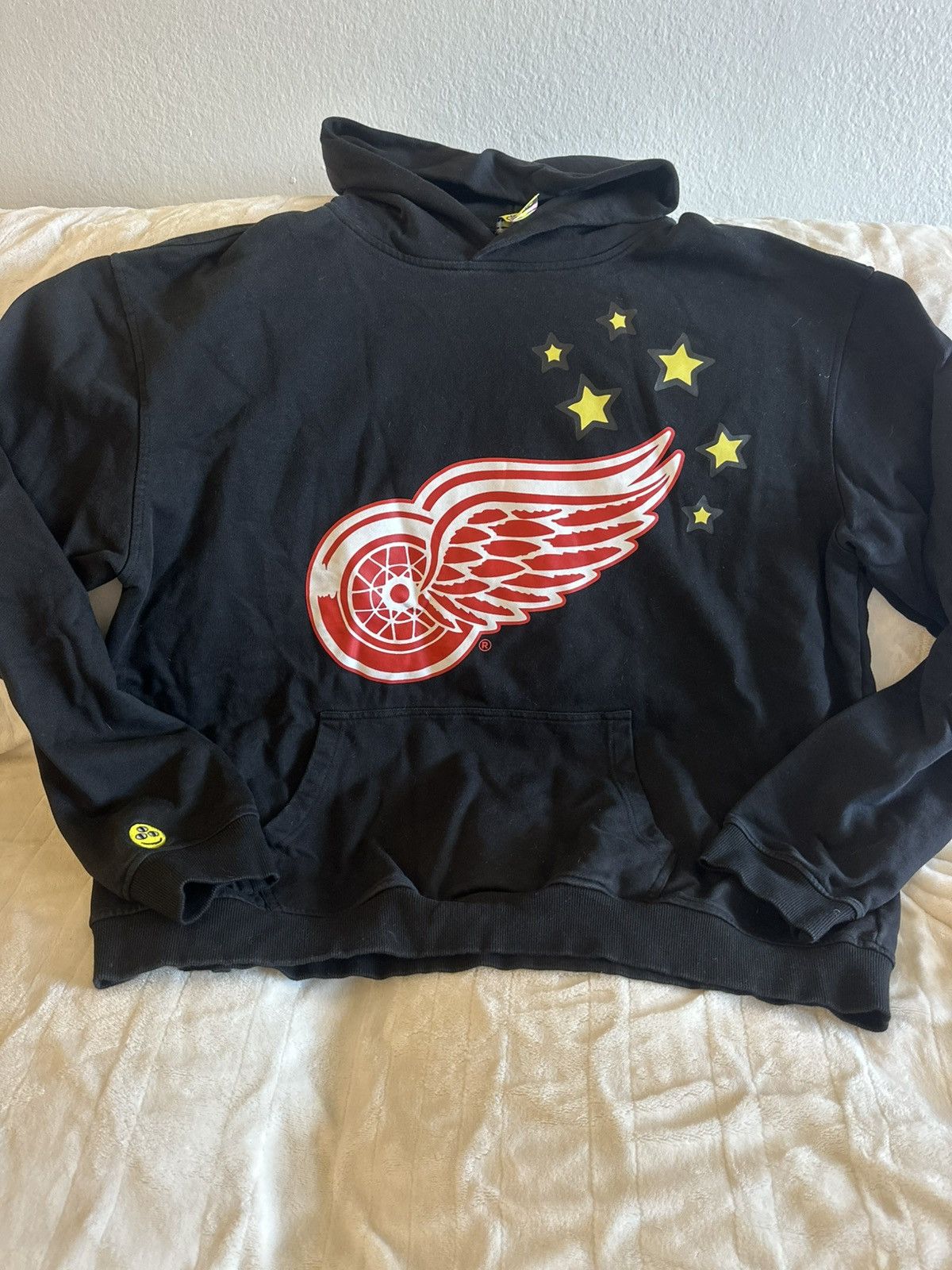 NHL NHL Detroit Red Wings Dishin Black Logo LCA Exclusive Hoodie Size US XL / EU 56 / 4 - 9 Thumbnail