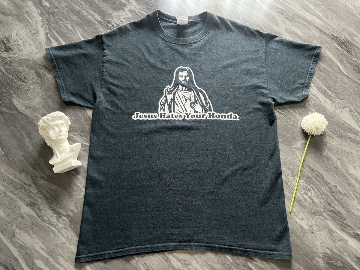 Honda Honda : Jesus Hates Your Honda Size US L / EU 52-54 / 3 - 2 Thumbnail