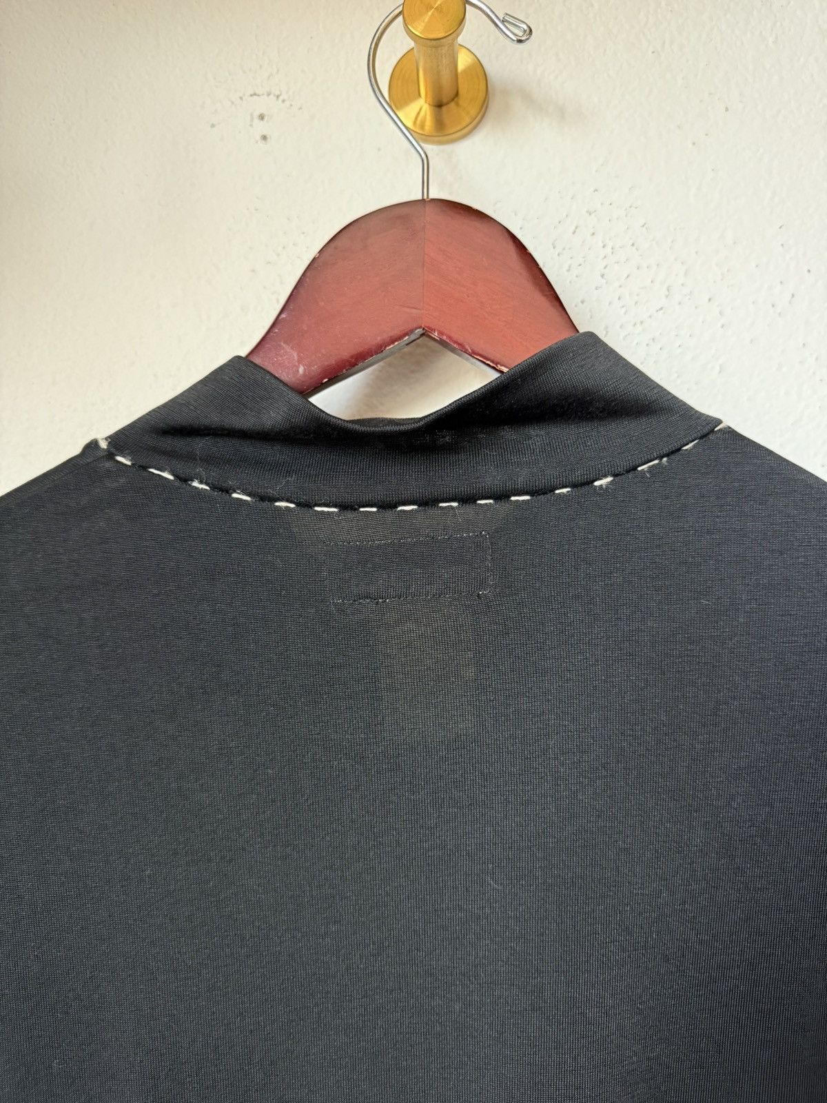 Yohji Yamamoto Yohji Yamamoto Pour Homme AW94 Mock Neck Long Sleeve Shirt Size US M / EU 48-50 / 2 - 4 Thumbnail
