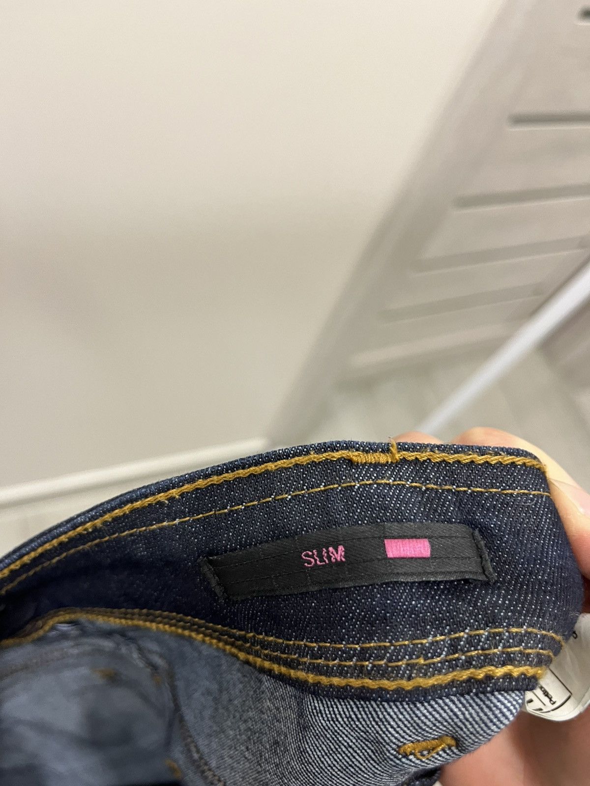 Versace Vintage Versace Jeans Couture slim leg Blue jeans 25 Size 27" / US 4 / IT 40 - 10 Thumbnail