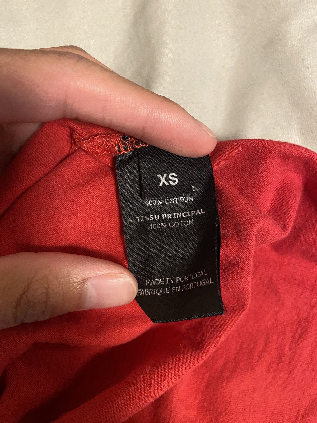Vetements vetements fw21 red logo tee shirt Size US XS / EU 42 / 0 - 6 Thumbnail