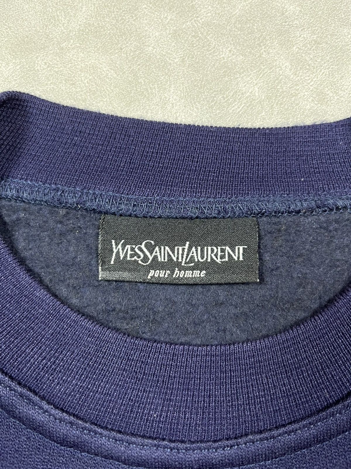 Yves Saint Laurent 90s YSL embroidery sweatshirt Size US M / EU 48-50 / 2 - 7 Thumbnail