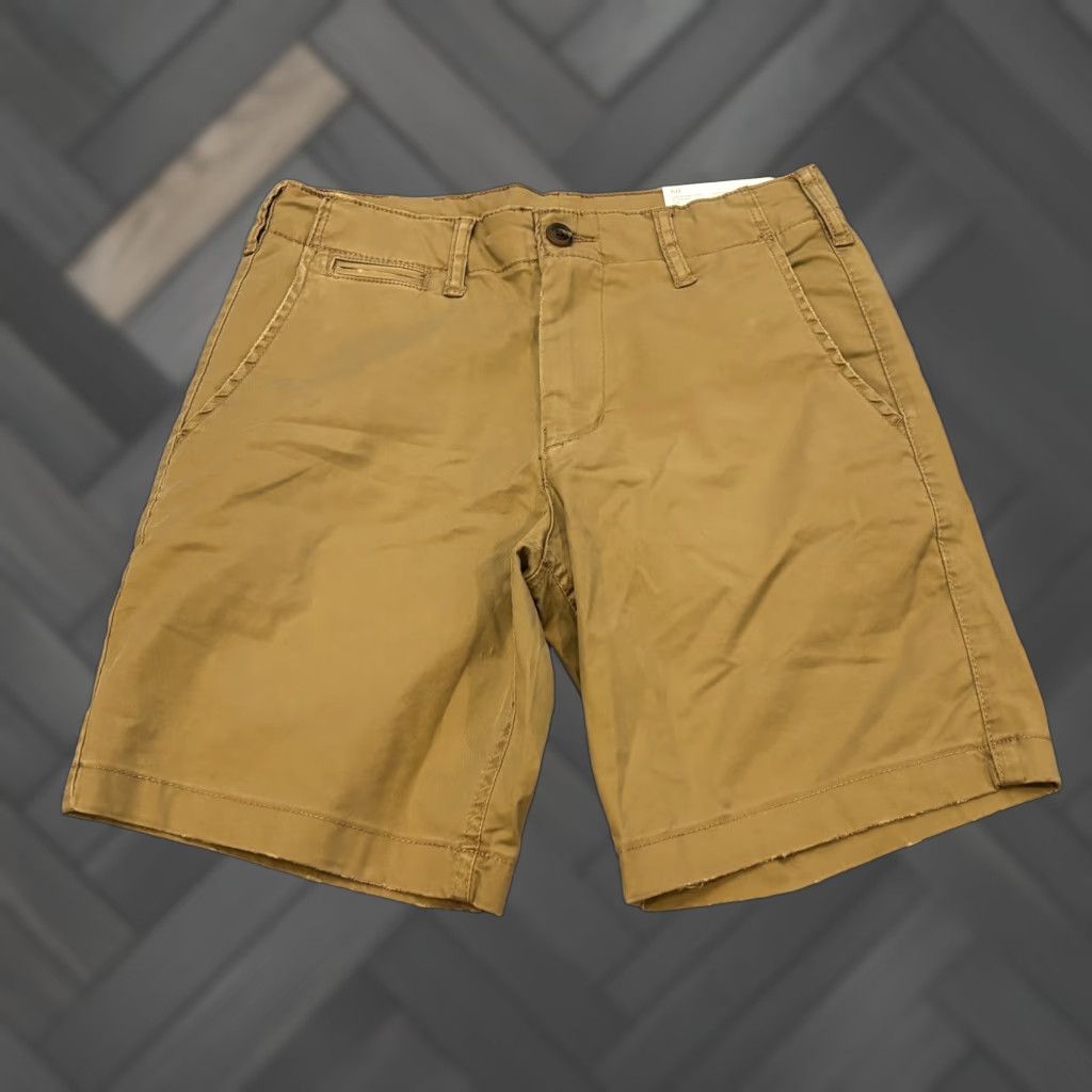American Eagle Outfitters NWT American Eagle Outfitters Mens Khaki Flex Chino Shorts Size 28 Classic Fit Size US 28 / EU 44 - 1 Thumbnail