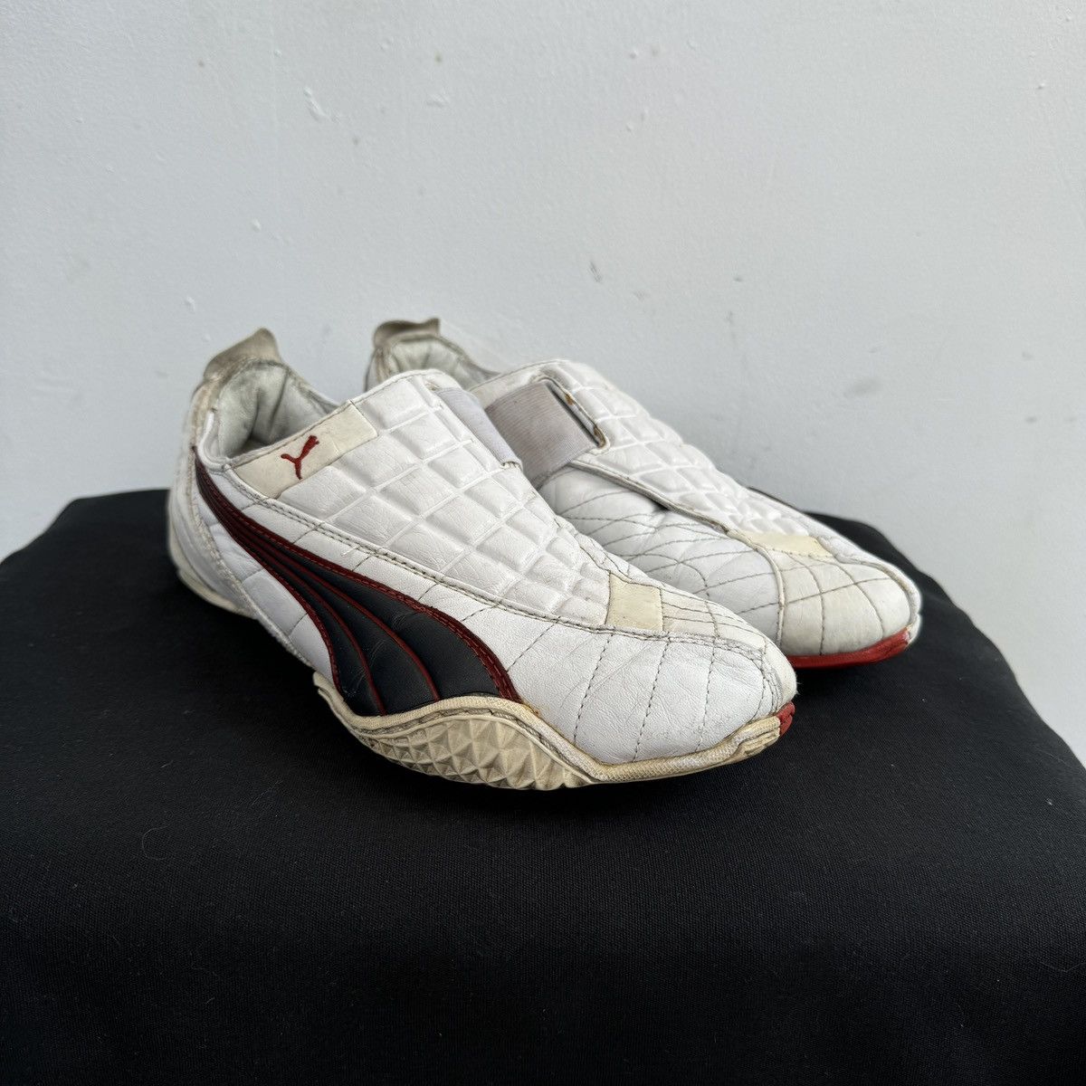 Puma Vintage Puma Speedcat White Low Cut Sneakers Monster Style Size US 7.5 / EU 40-41 - 2 Thumbnail