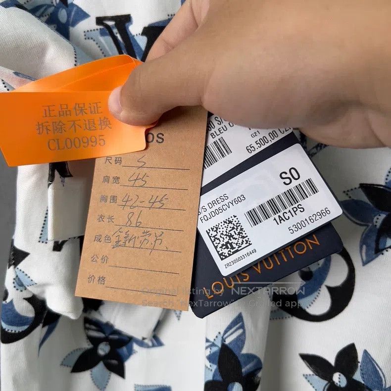 Louis Vuitton Louis Vuitton Color-block full-print casual crewneck dress Size M / US 6-8 / IT 42-44 - 8 Thumbnail