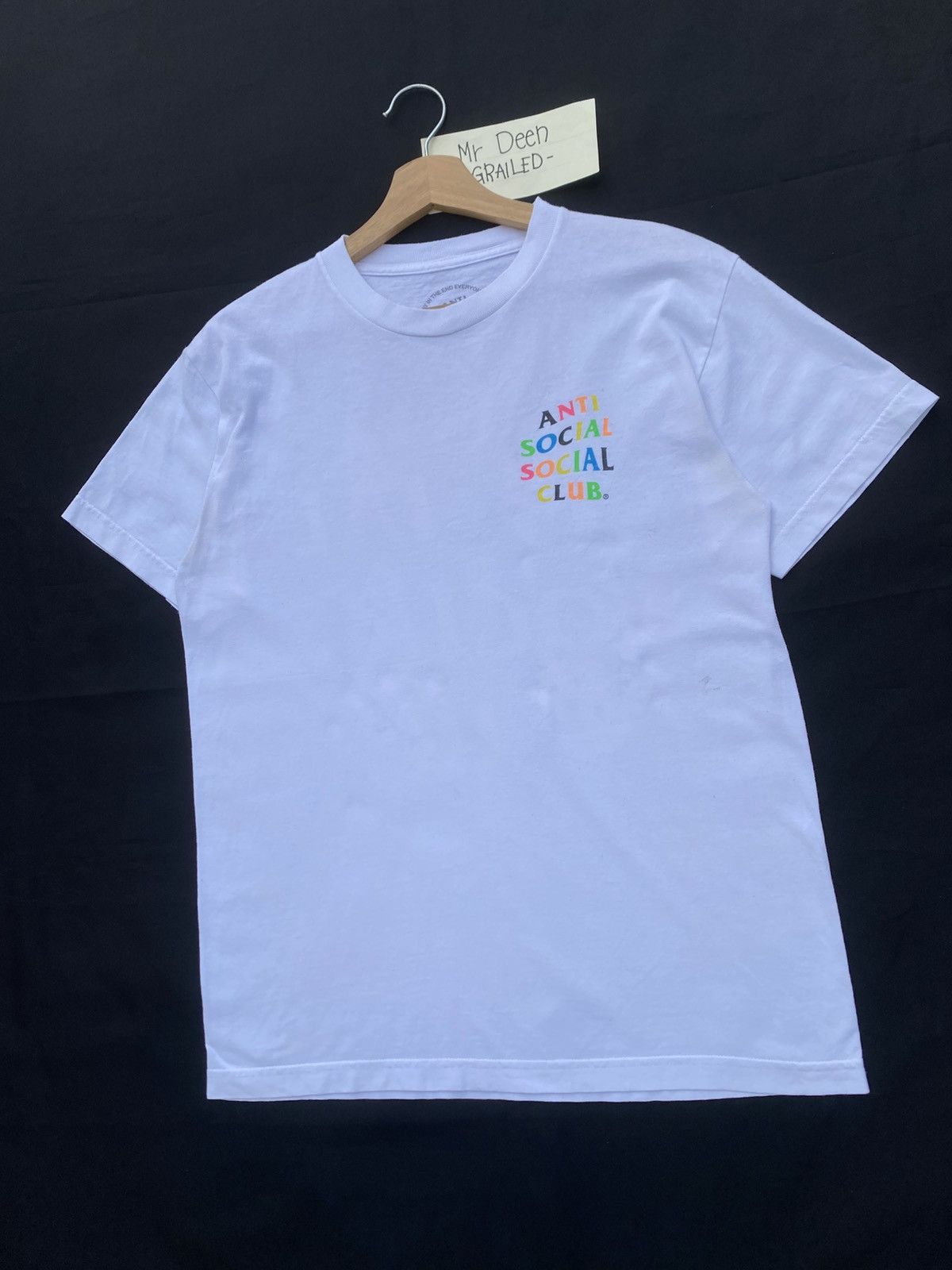 Anti Social Social Club Rare Anti Social Social Club Multicolor Spellout Tshirt Size US M / EU 48-50 / 2 - 11 Thumbnail