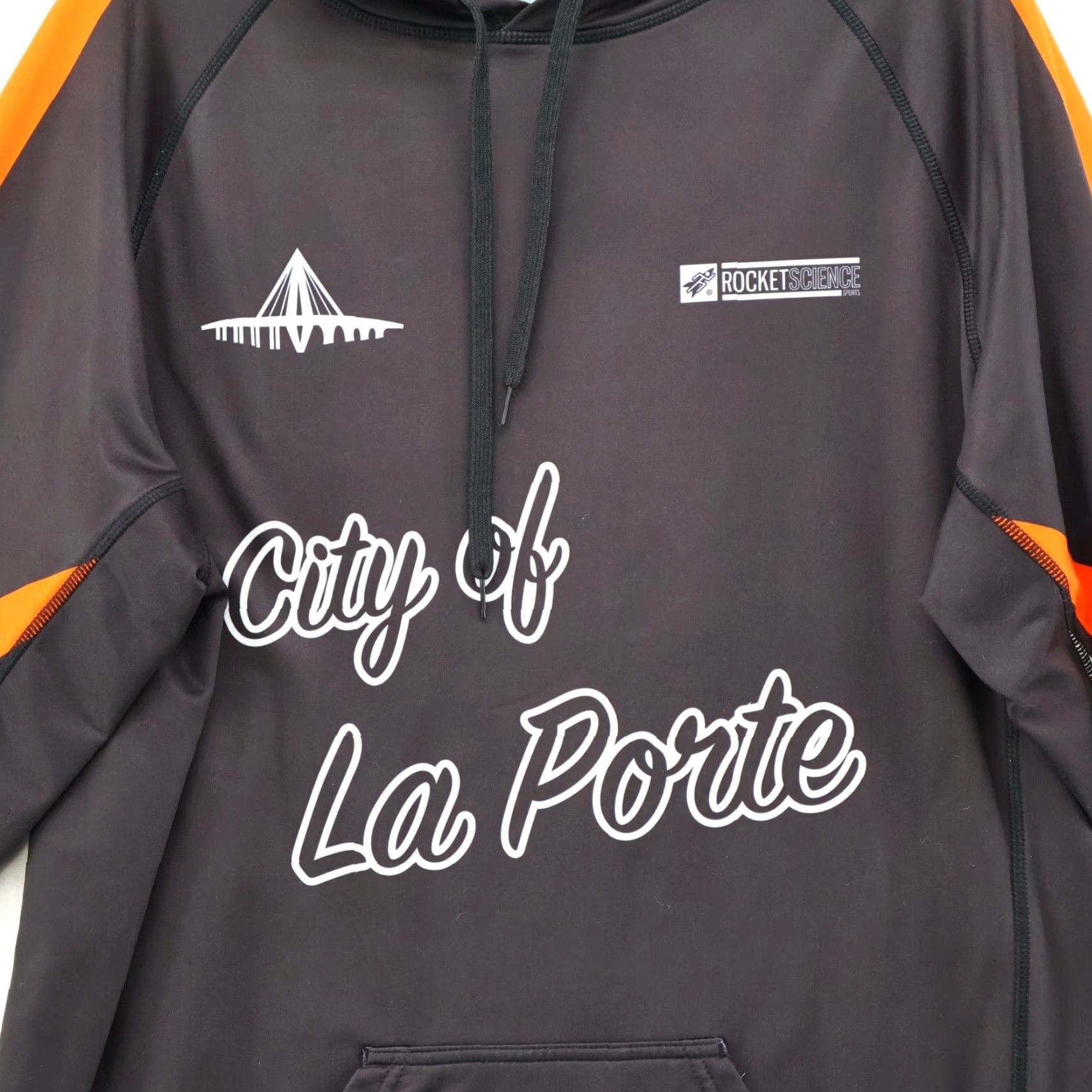 Vintage VINTAGE ROCKET Science Sports Racing Sweatshirt Hoodie Men L Black Orange Fleece Logo Pullover Size US L / EU 52-54 / 3 - 2 Thumbnail