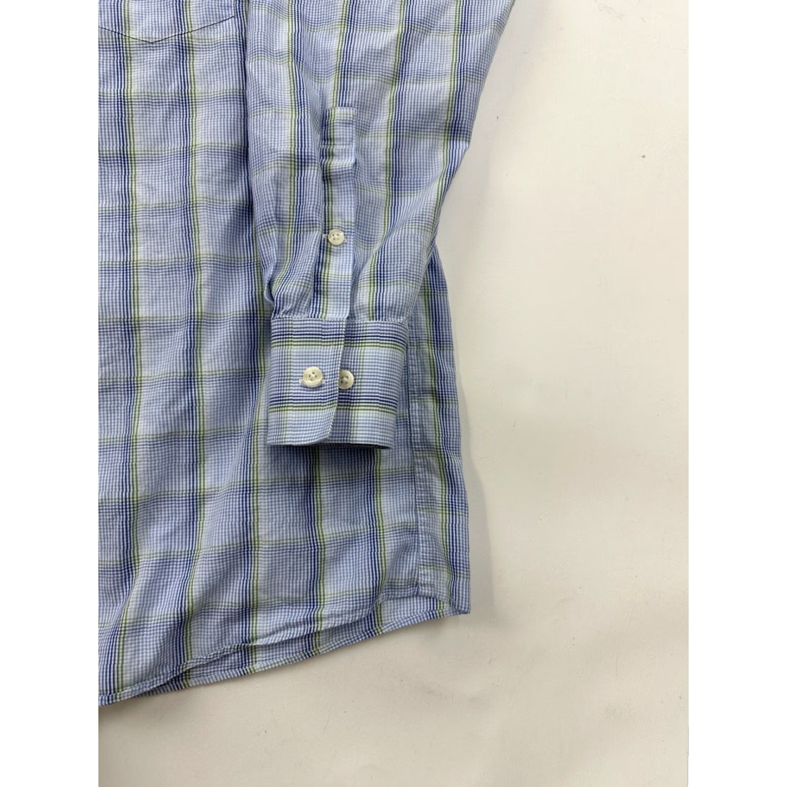Michael Kors Michael Kors Shirt Mens Large 16 1/2 32/33 Plaid Button Up Long Sleeve Multicolor Button-Down Collar Mens Regular L Size US L / EU 52-54 / 3 - 2 Thumbnail