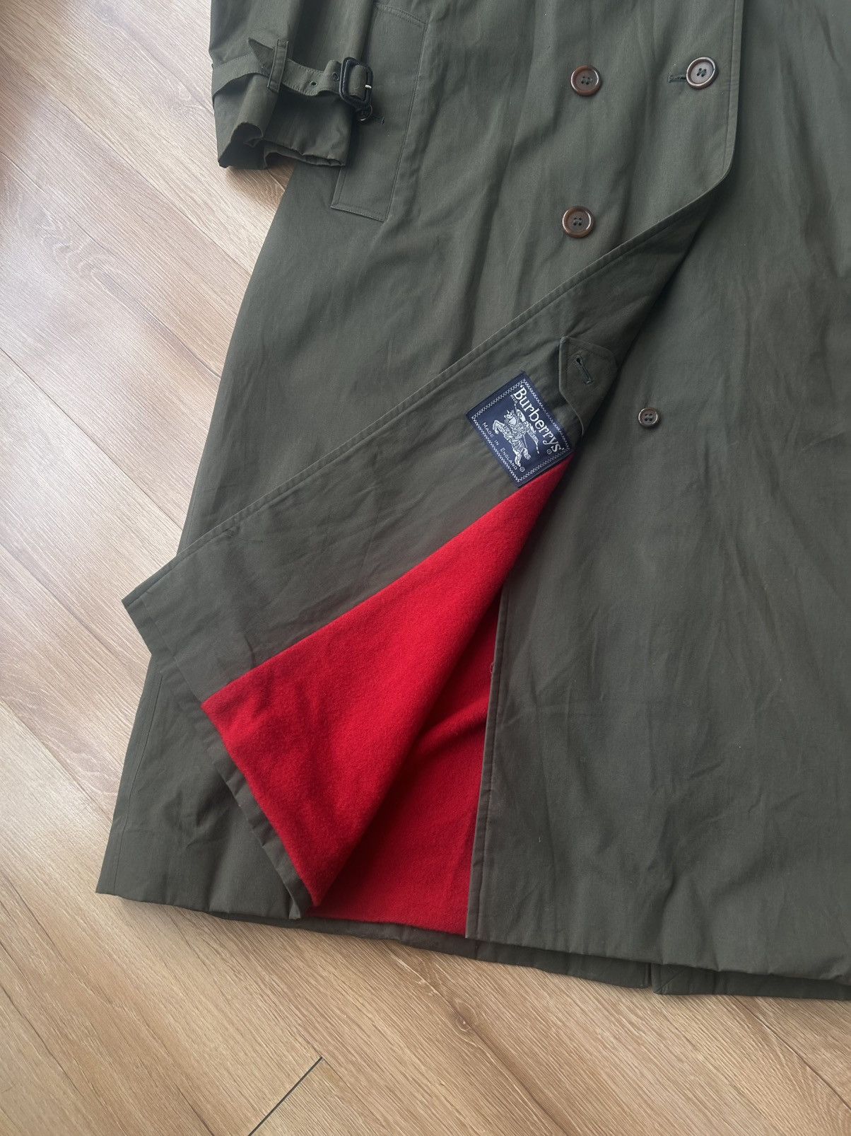 Burberry Vintage Burberry’s Double Breasted Belted Trench Coat Size L / US 10 / IT 46 - 11 Thumbnail